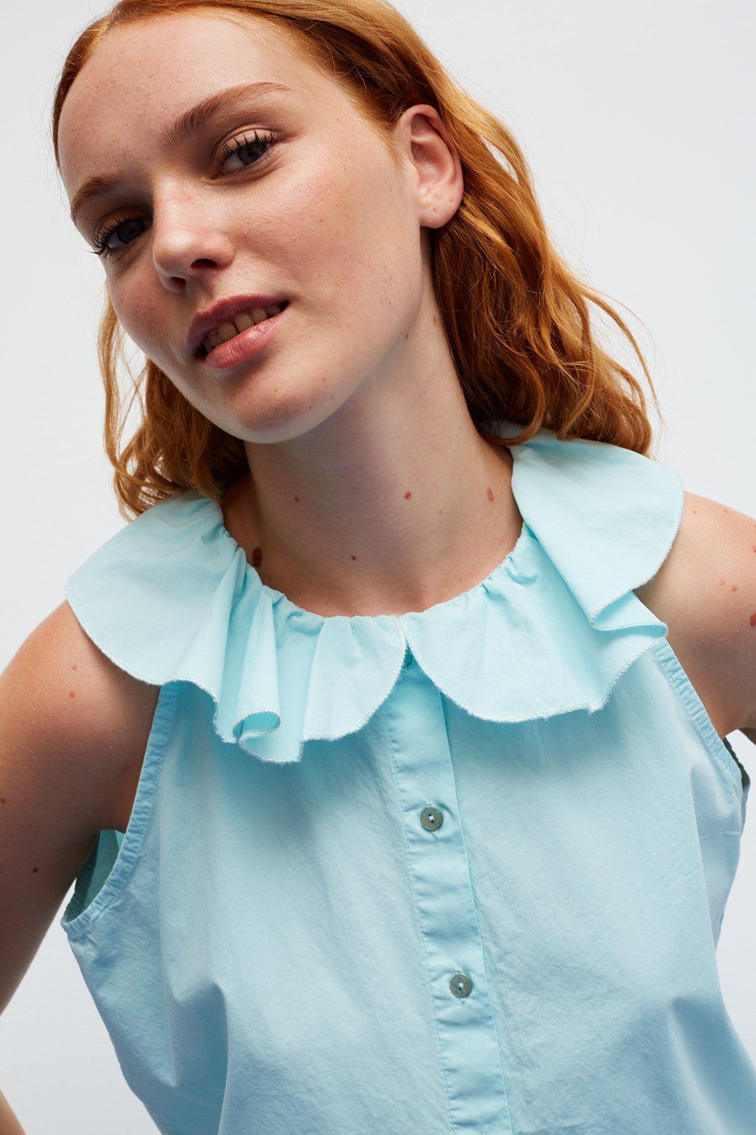 Camicia Pesto Aqua