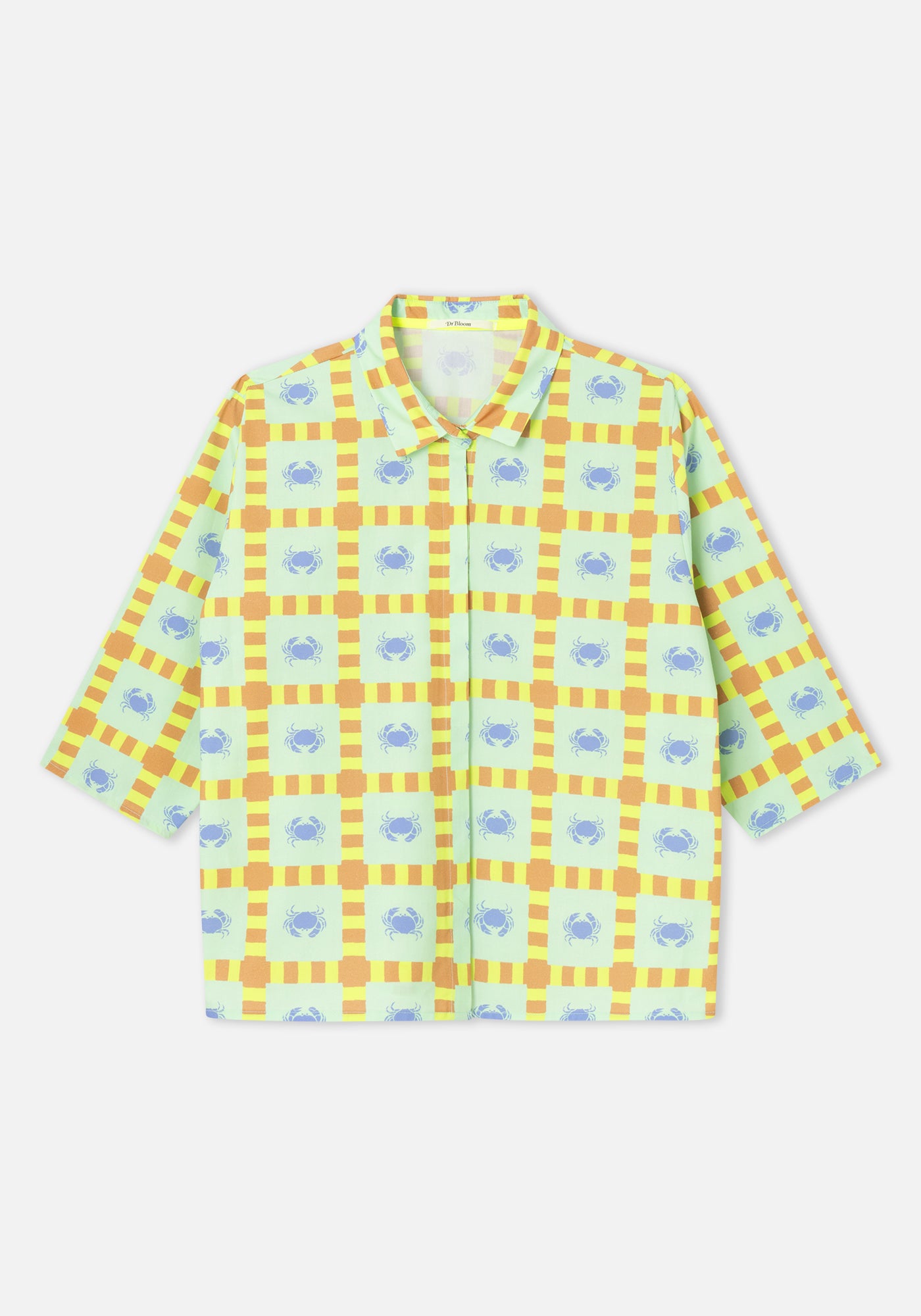 Chemise Gouttes Cangrejos Verte
