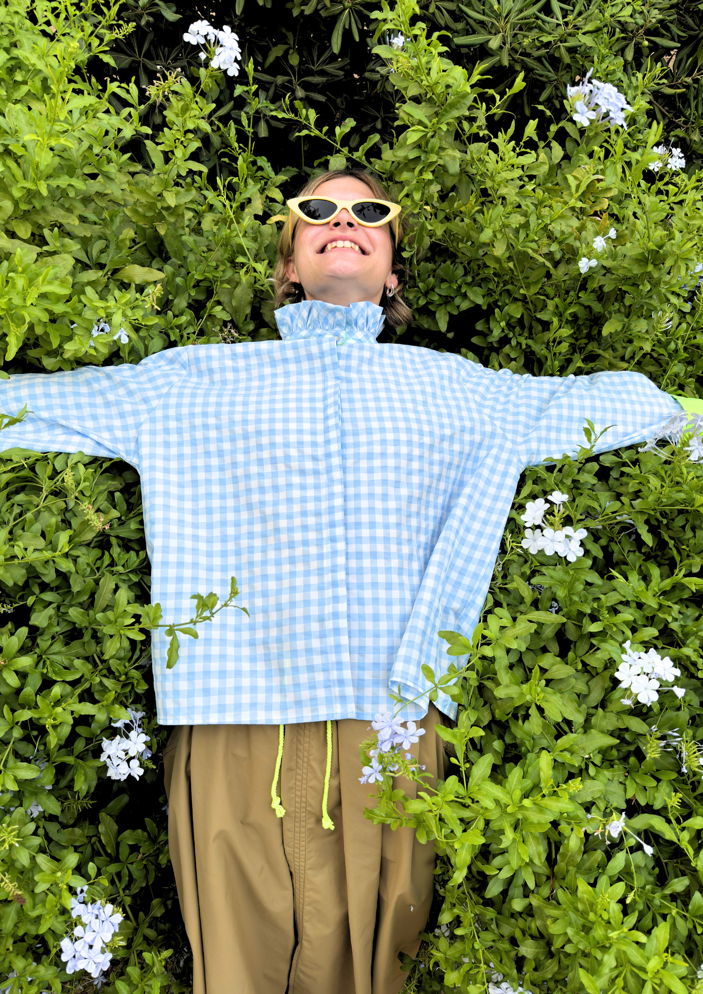 Chemise Pepsi Vichy Bleu Ciel