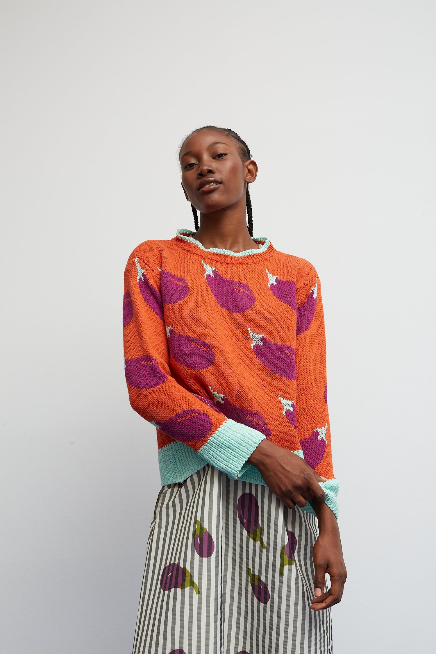 Pull Melanzane Terracotta