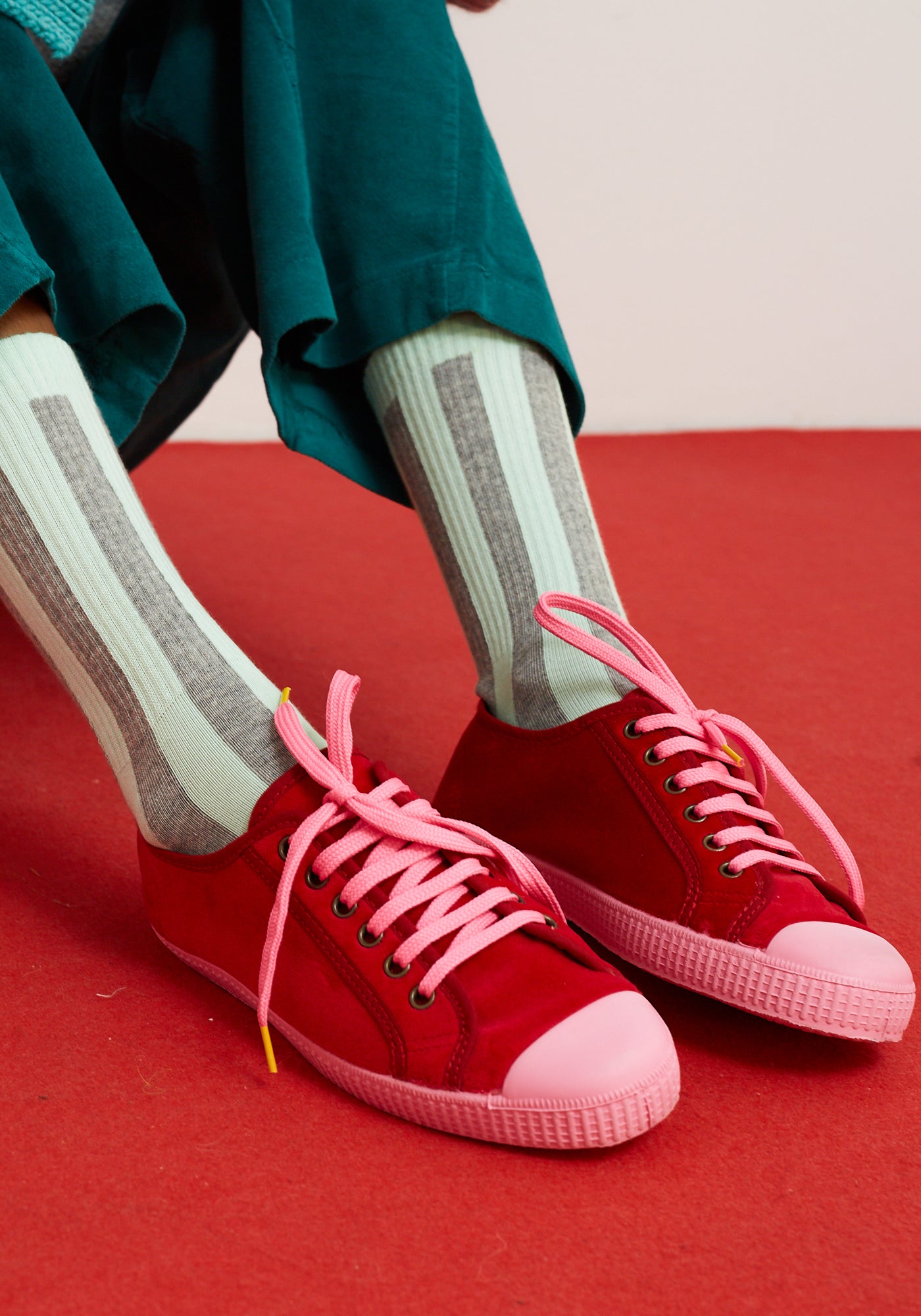 Chaussettes Pirulo Vert d'eau