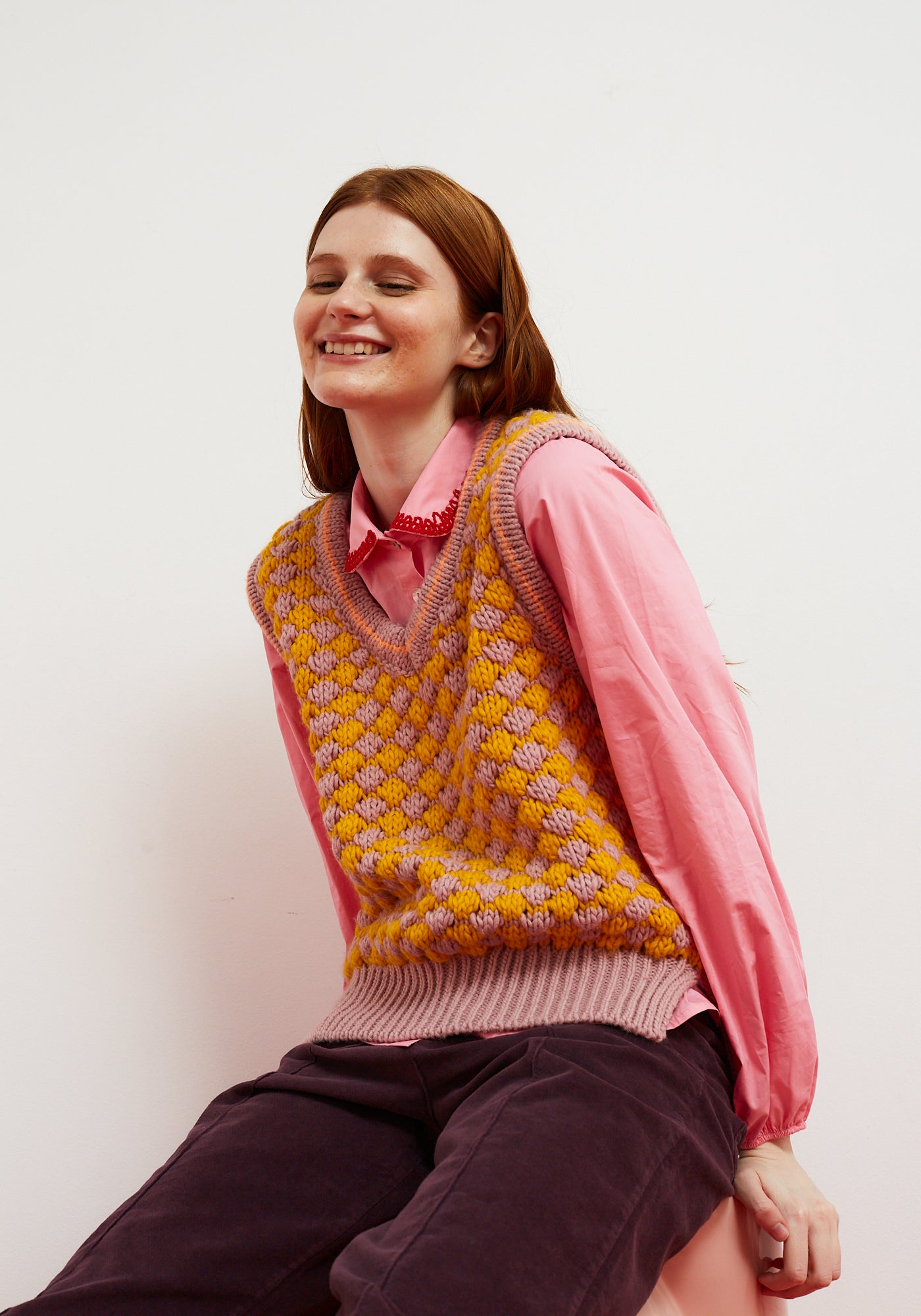 Gilet CrissCross Rose