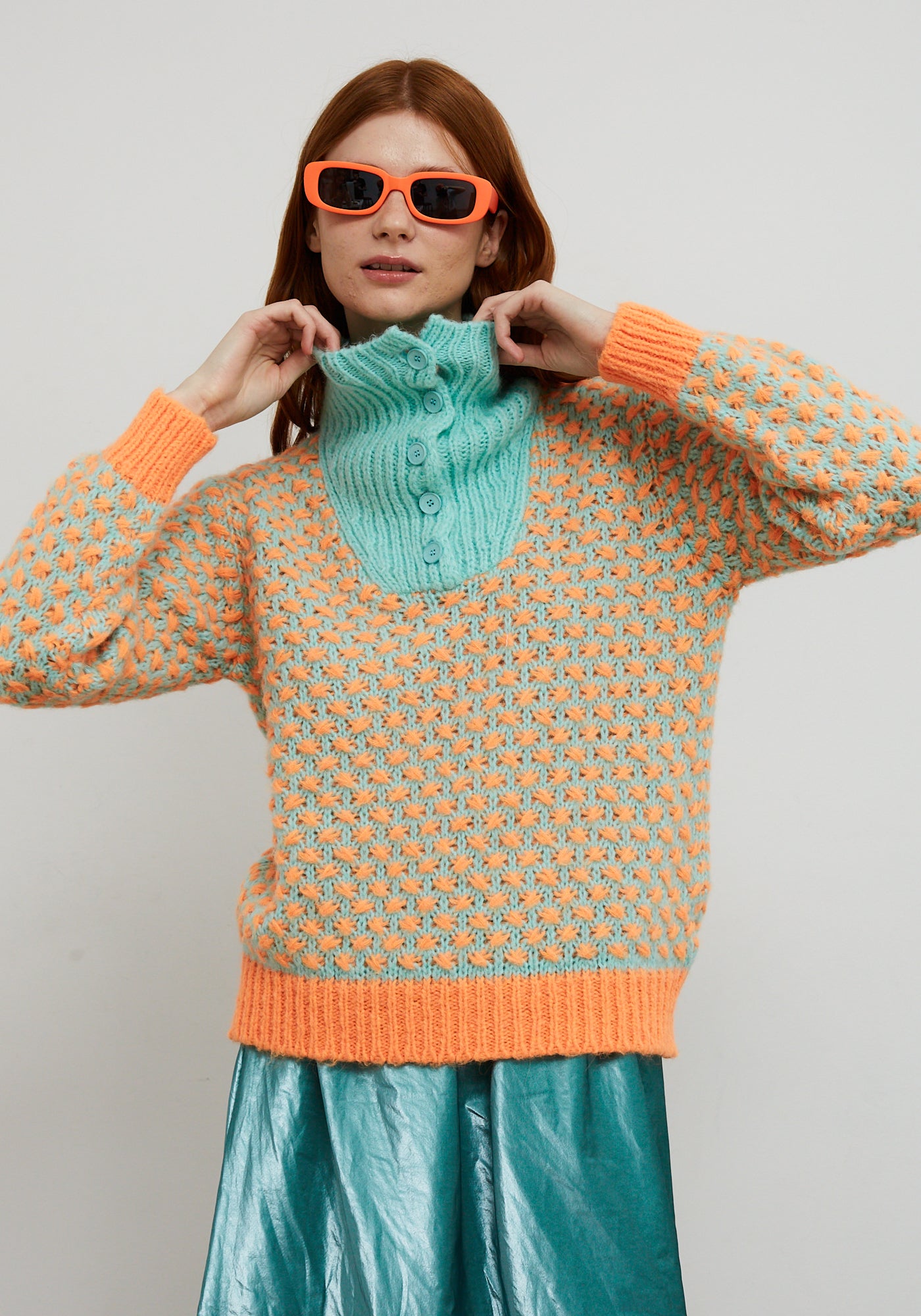 Pull Optimist Vert d'eau