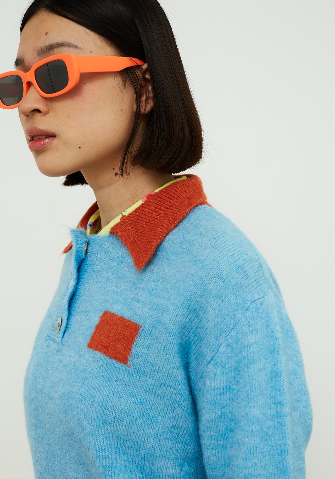 Pull Poppy Bleu