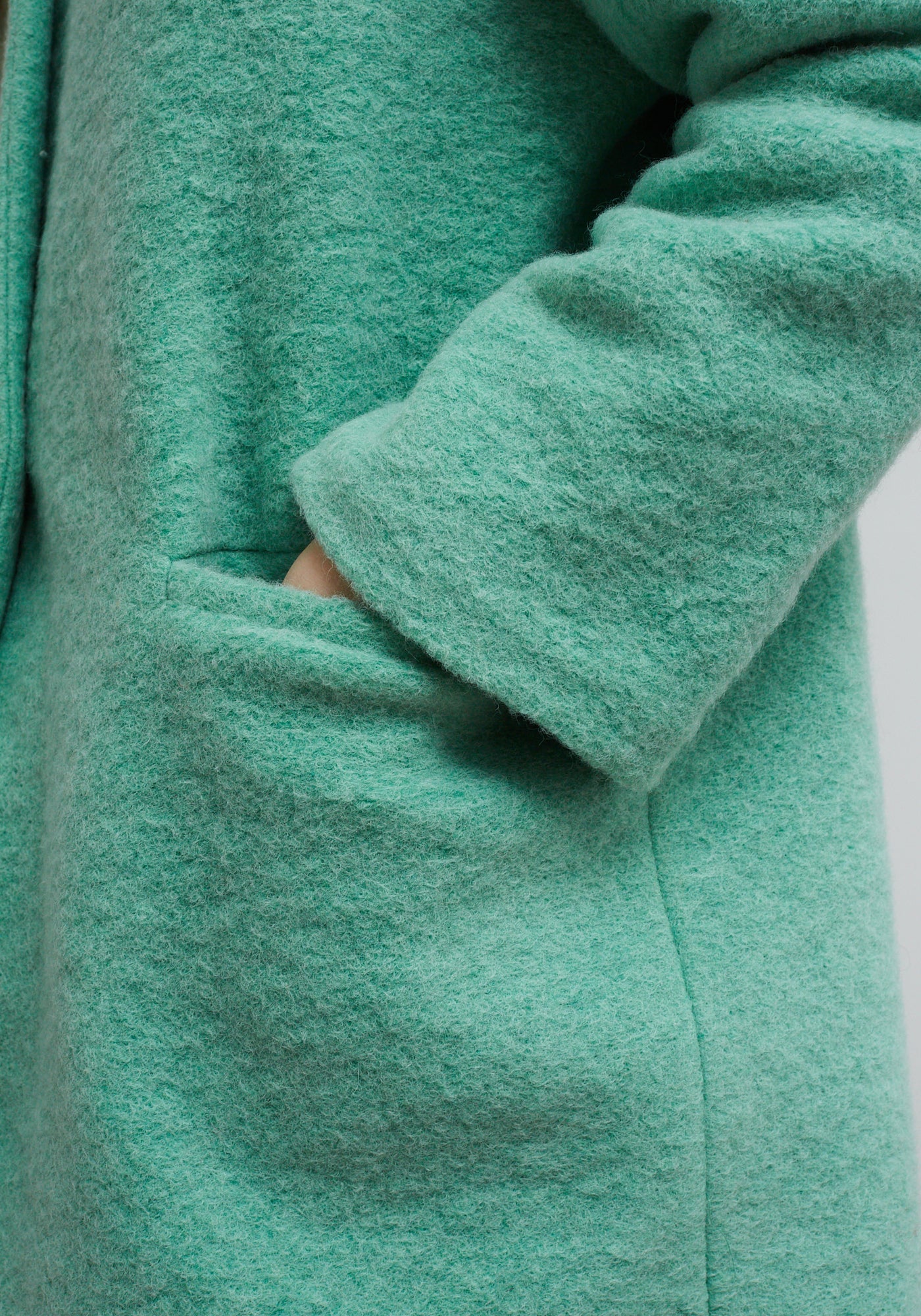 Manteau Como Bleu Vert d'eau