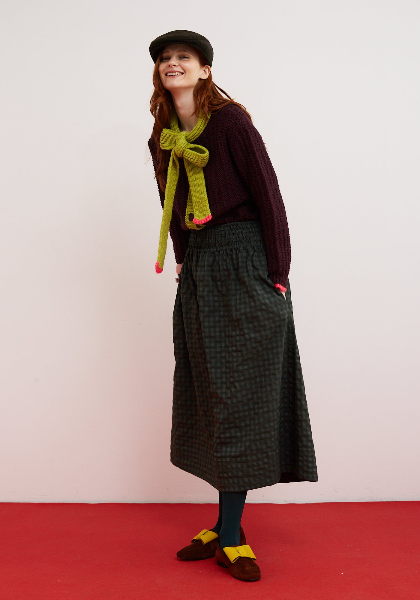 Cardigan Grace Aubergine