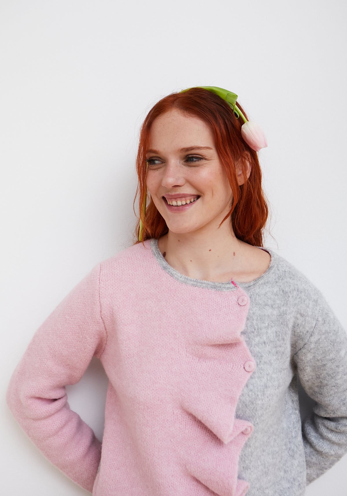Cardigan Biscuit Rose