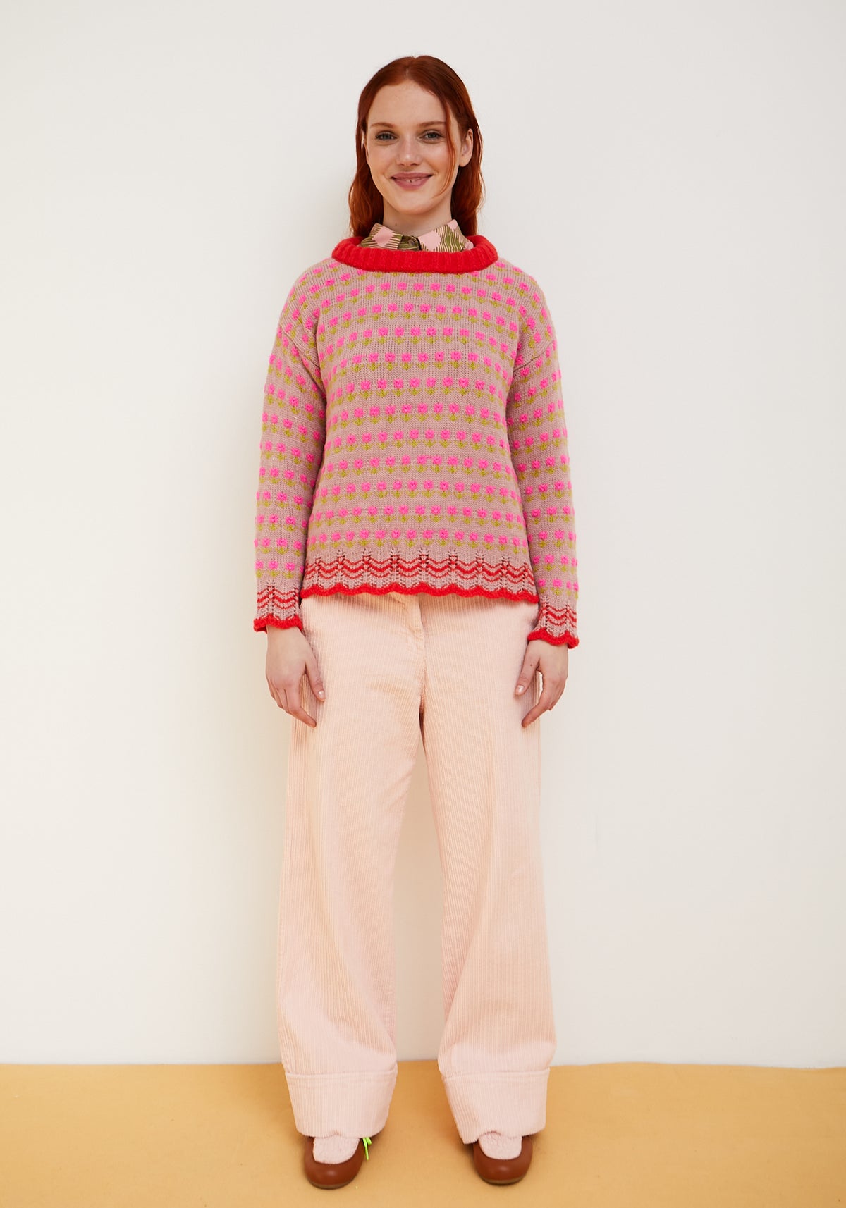 Pantaloni Parchis Rosa