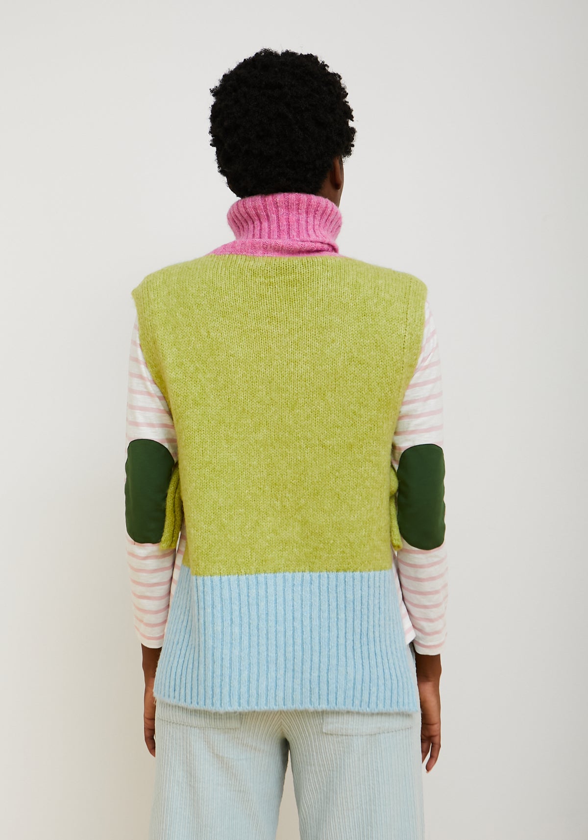 Gilet Maglia Clue Cielo