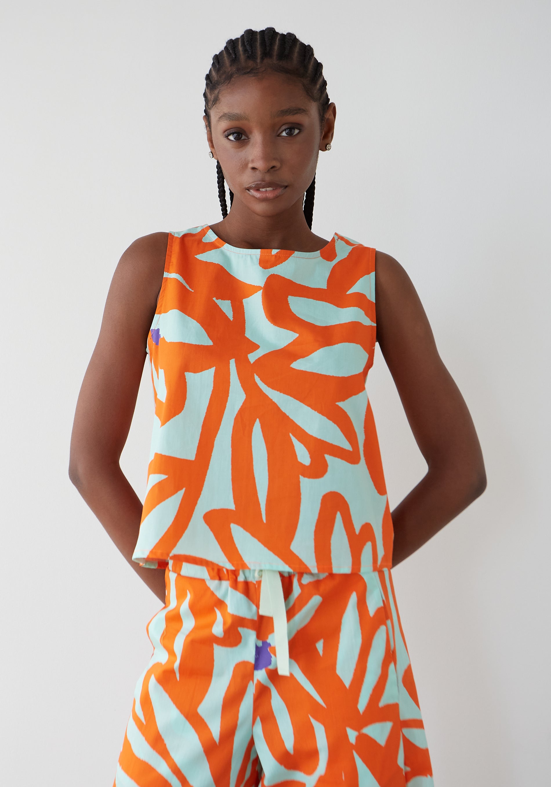 Top Ana Flores Acqua