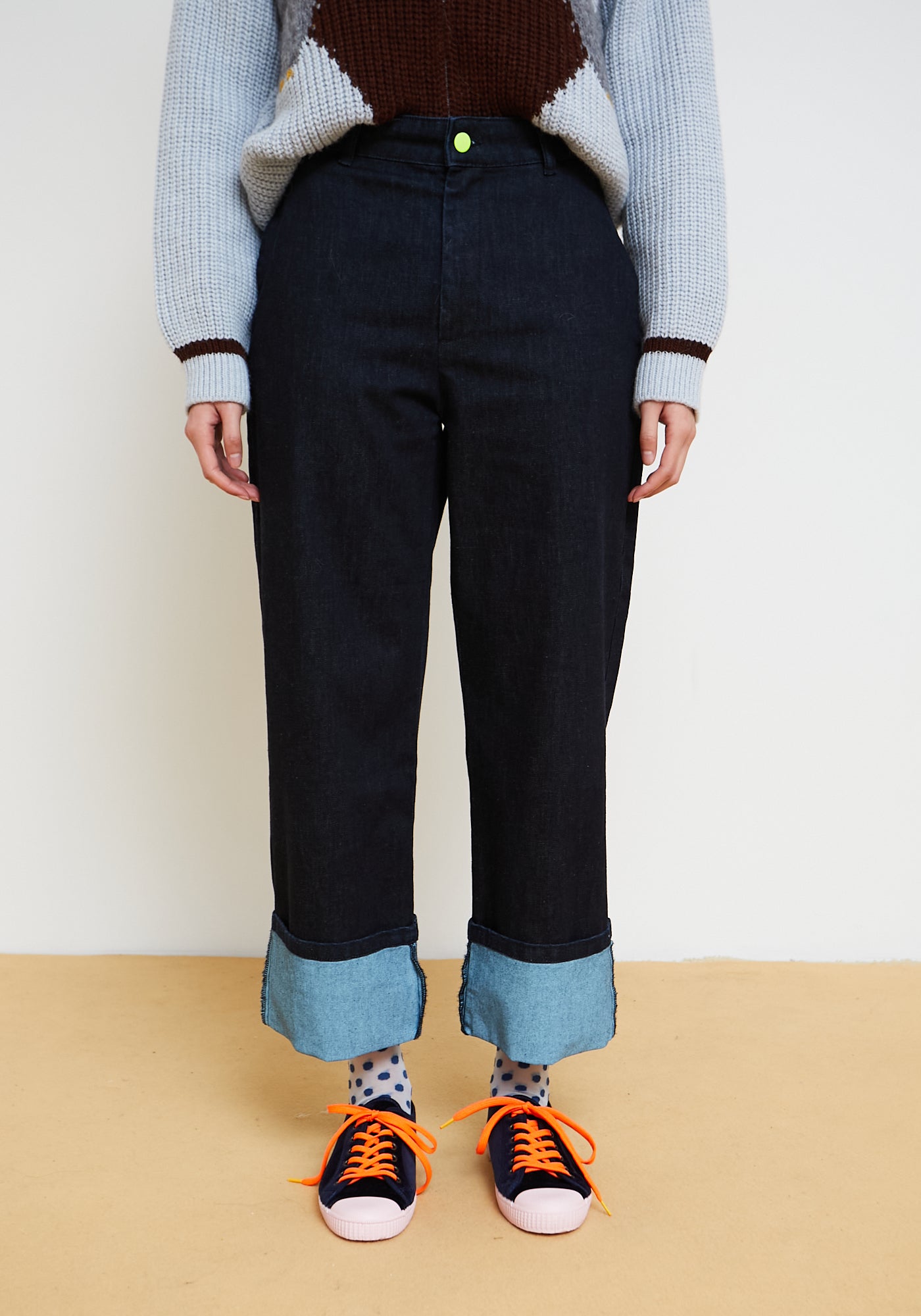 Pantaloni Jenga Blu