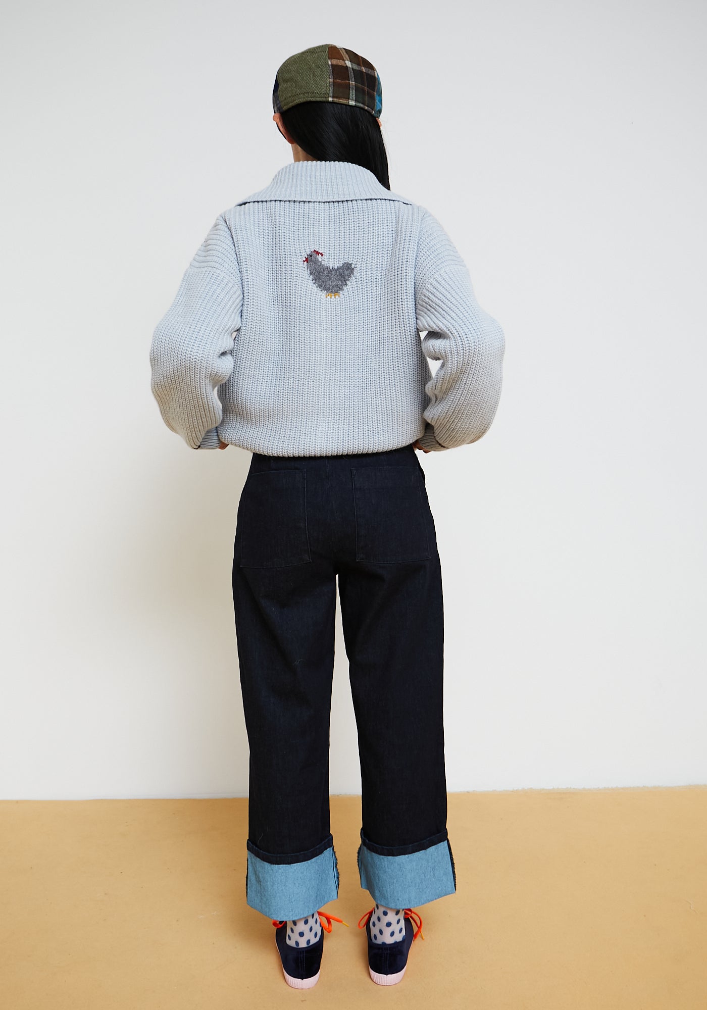 Pantaloni Jenga Blu