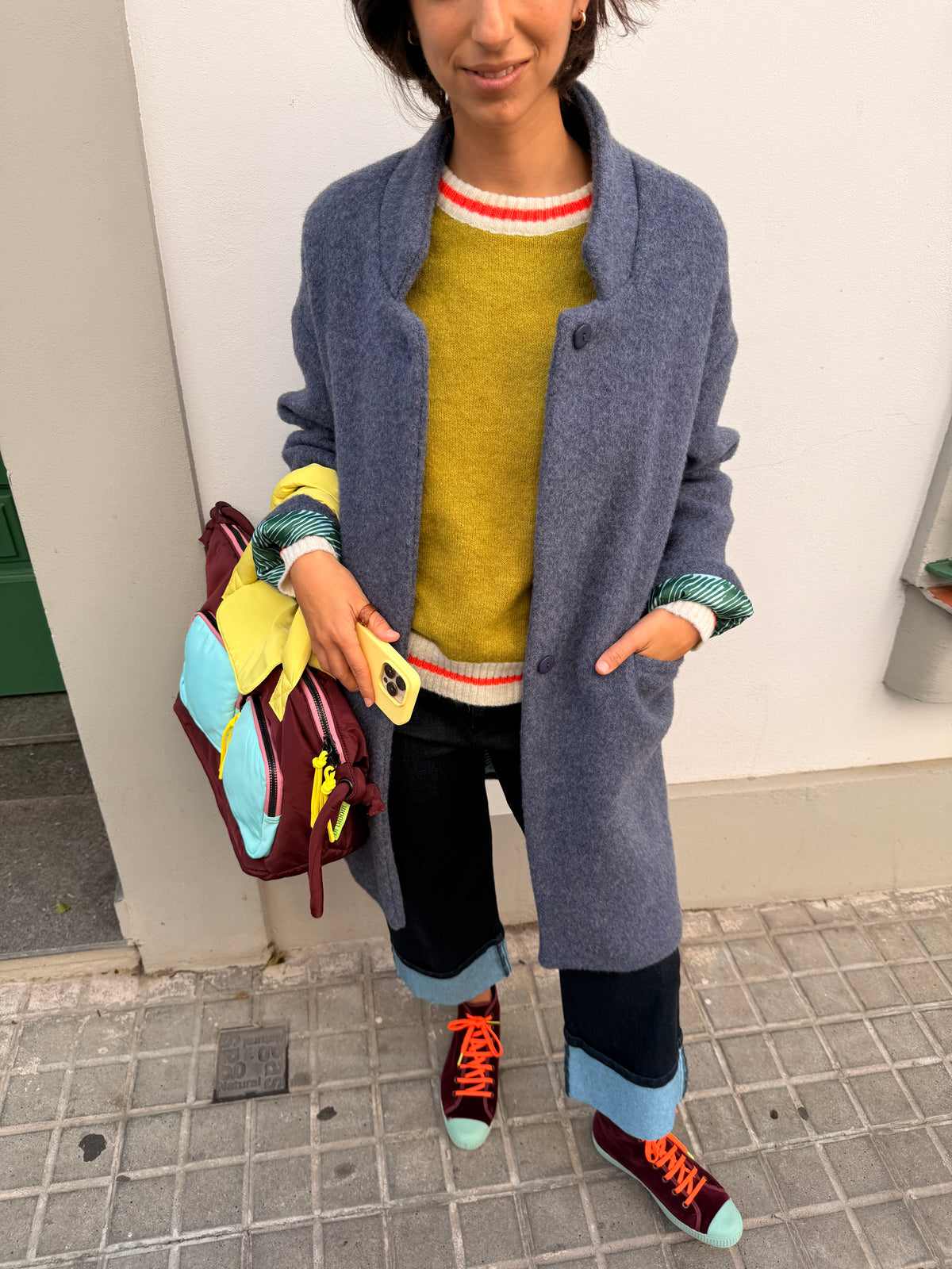 Cappotto Como blu navy