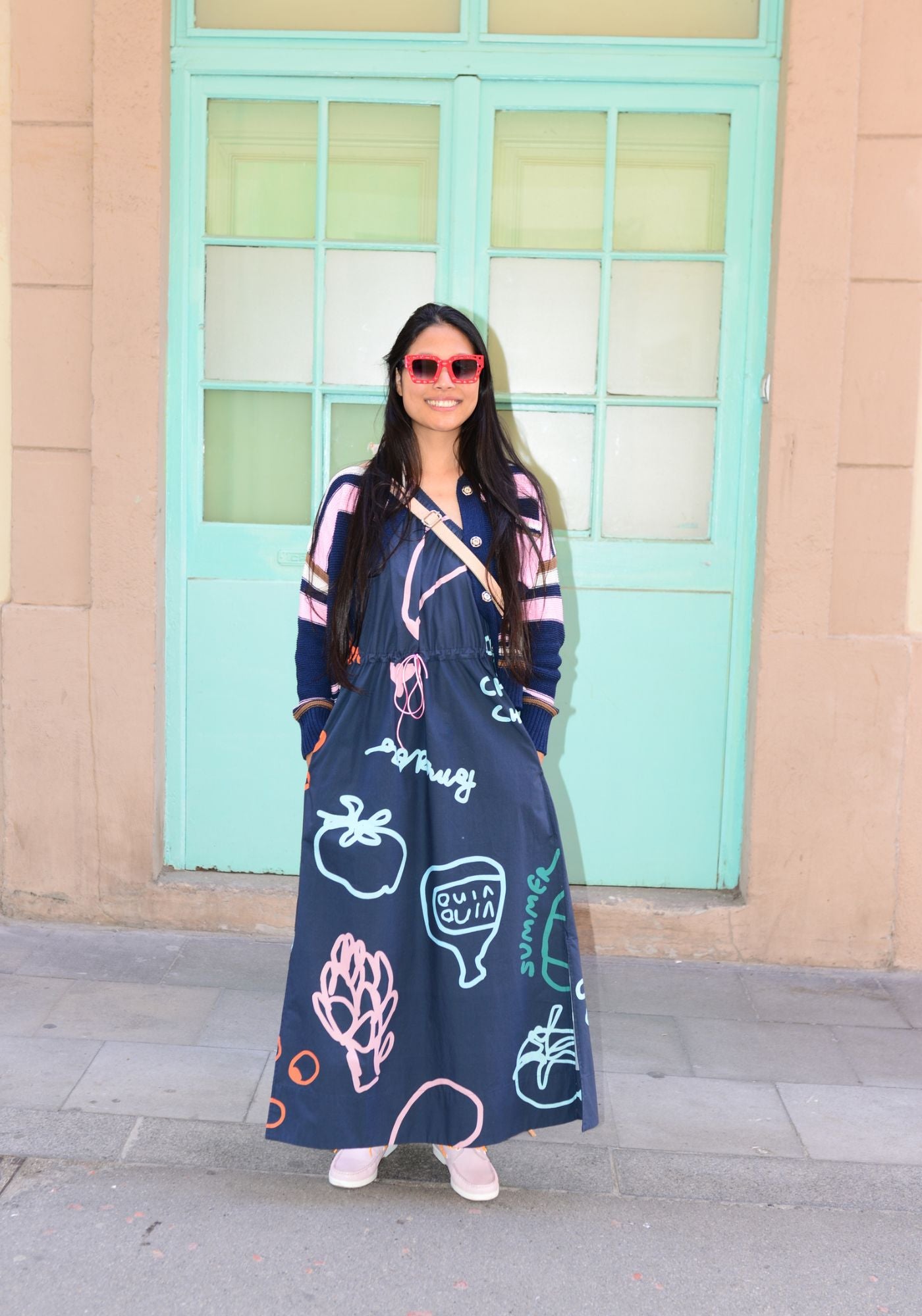 Vestito Gilda Blu