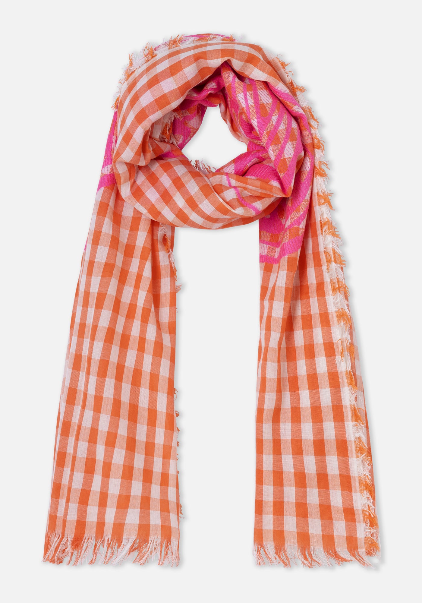 Foulard Papillon Orange