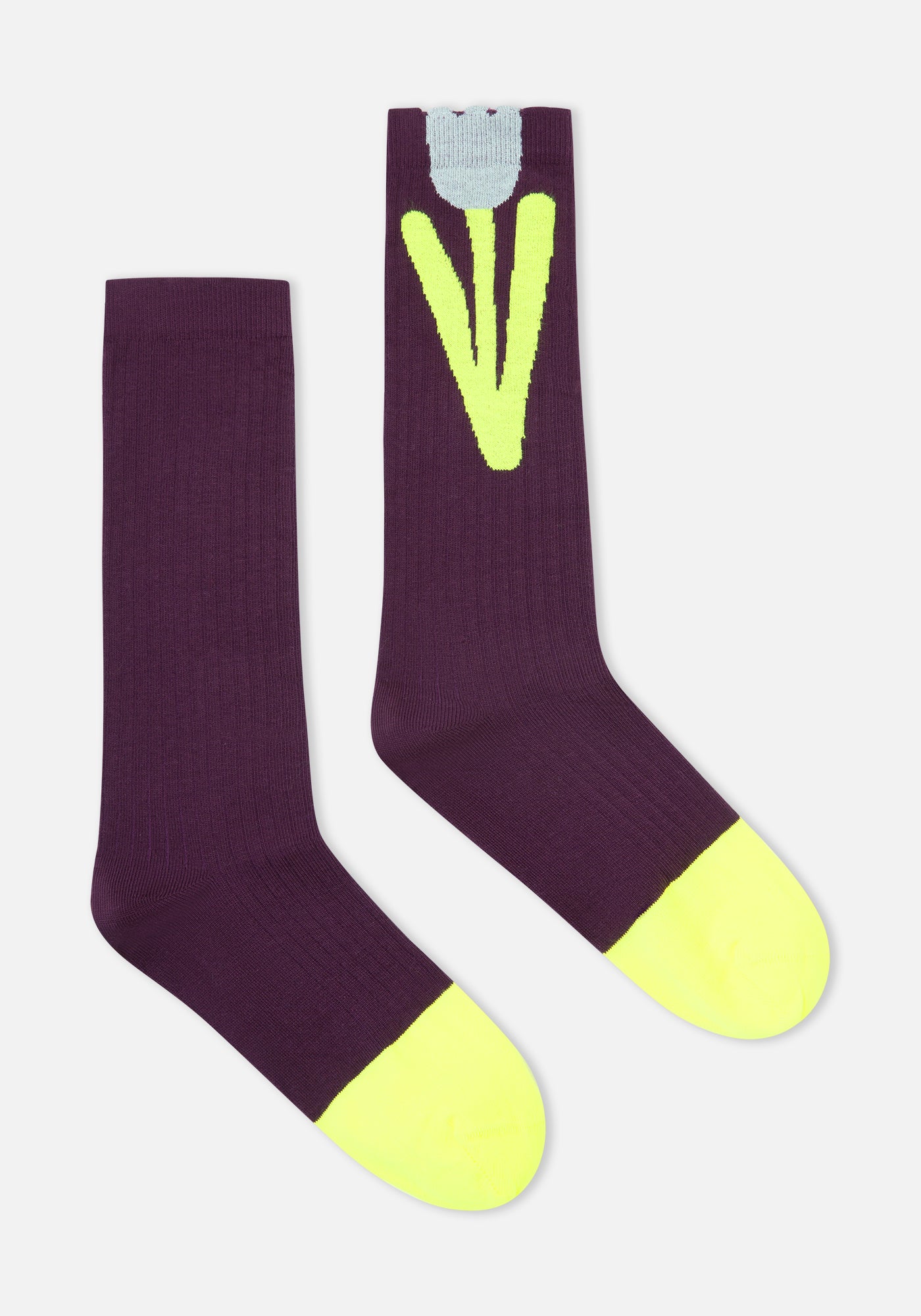 Chaussettes Tulip Aubergine