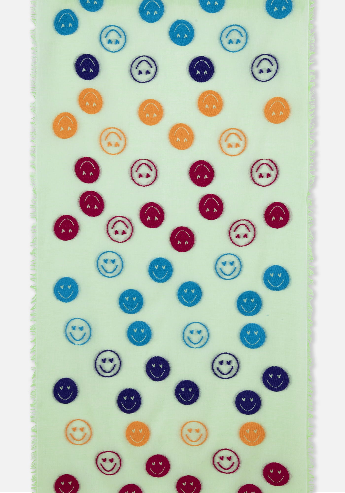 Foulard Smiley Vert