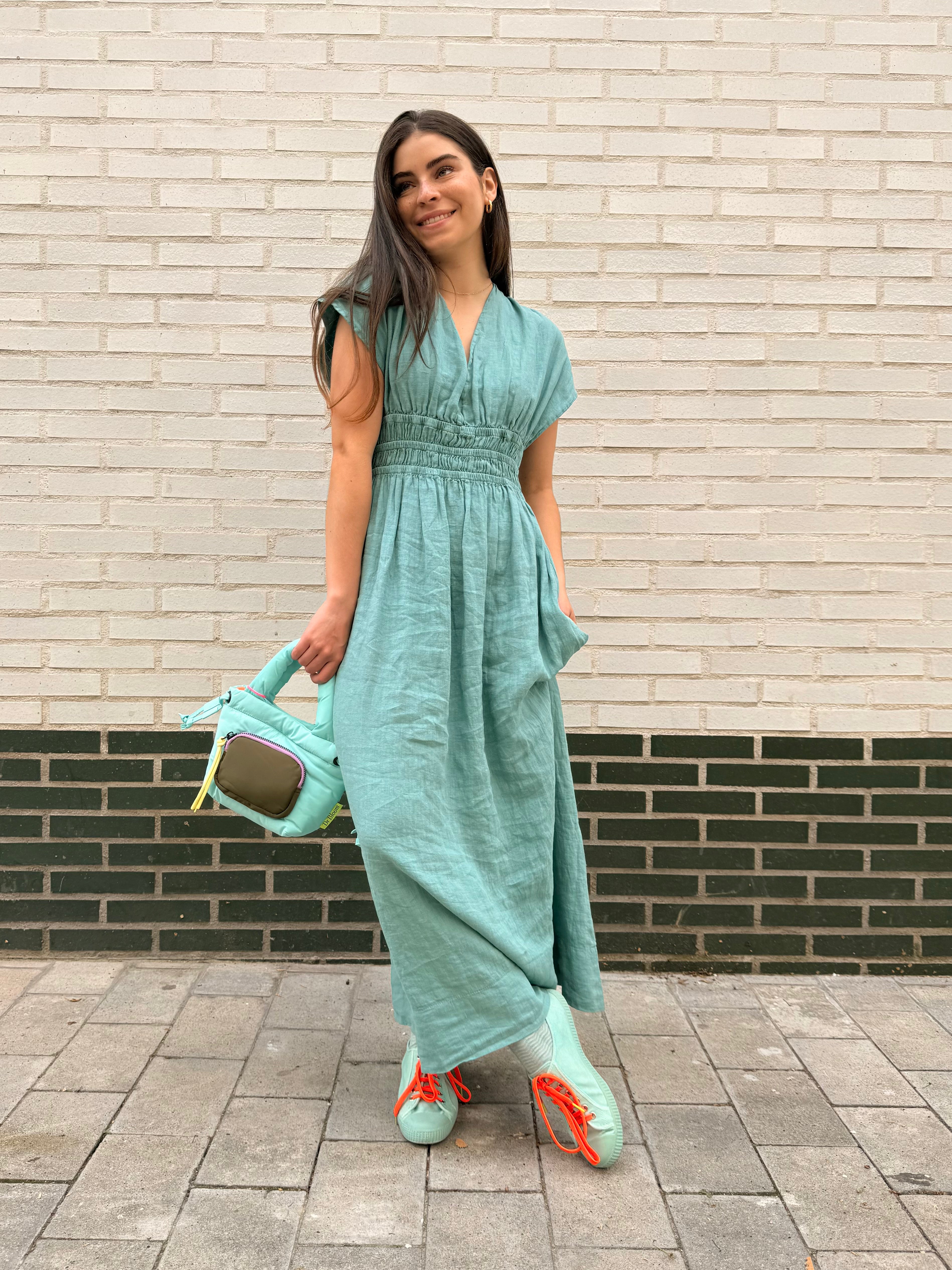 Robe Caricia Vert