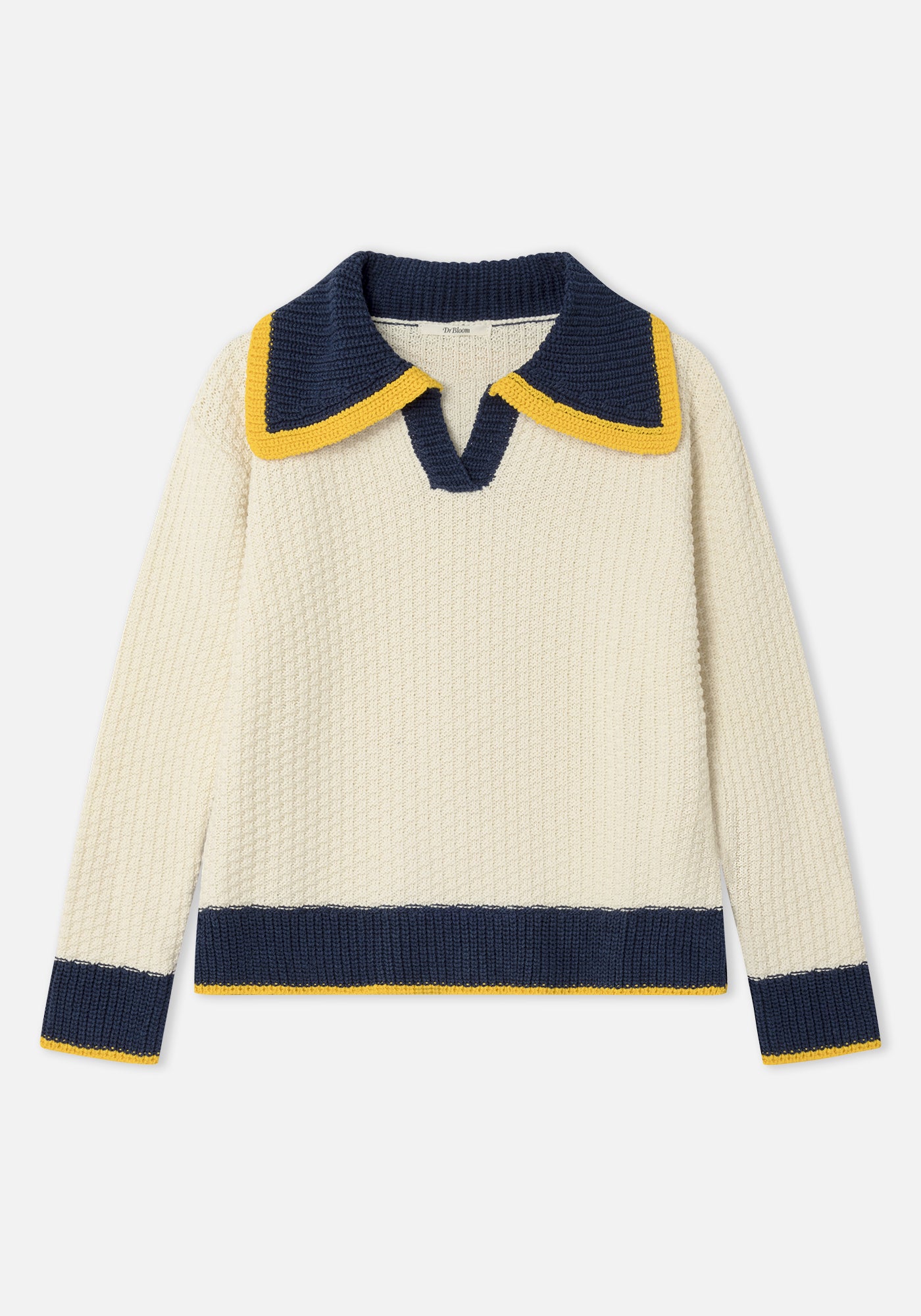 Pull Match Écru