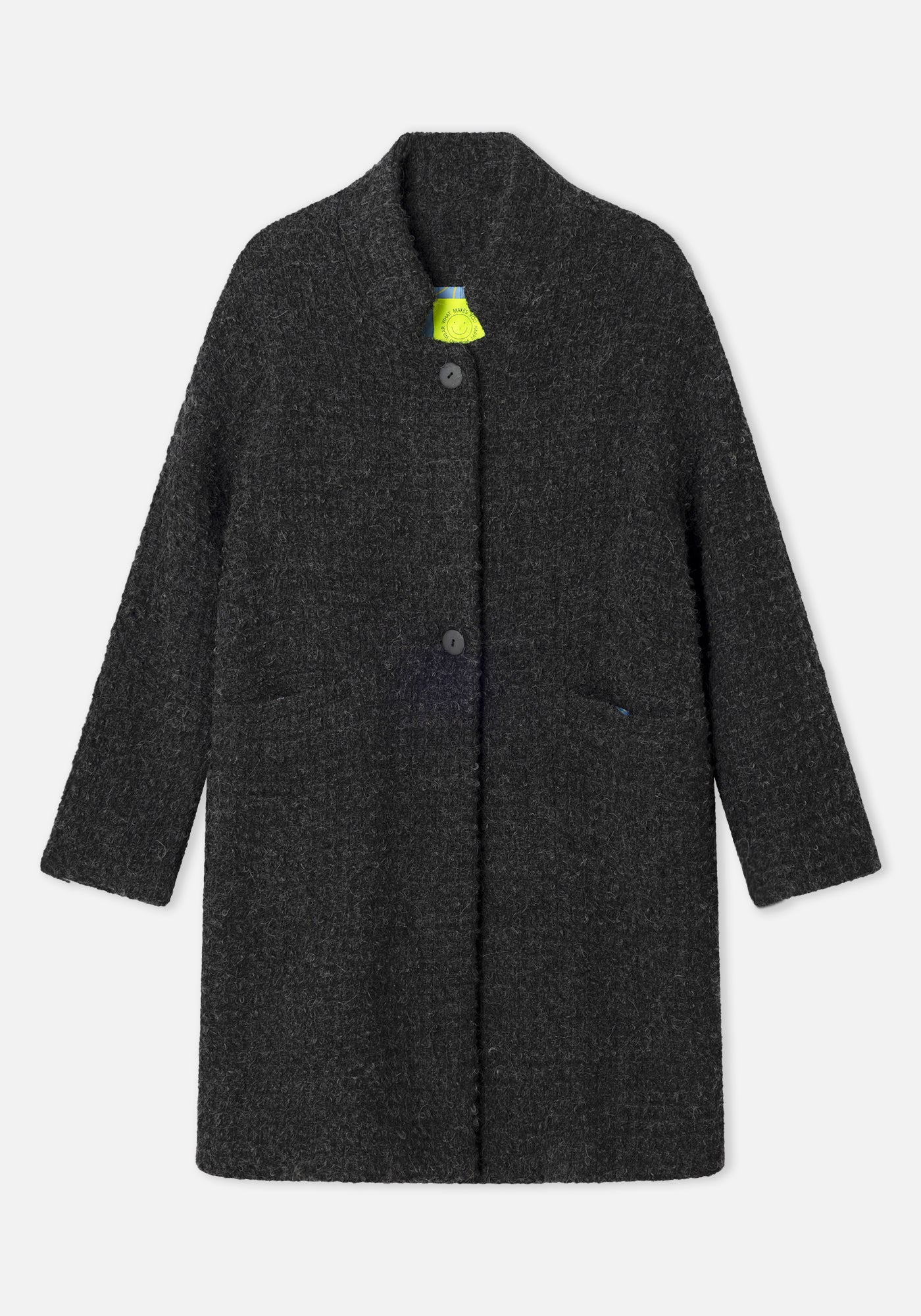 Manteau Como en Laine Gris