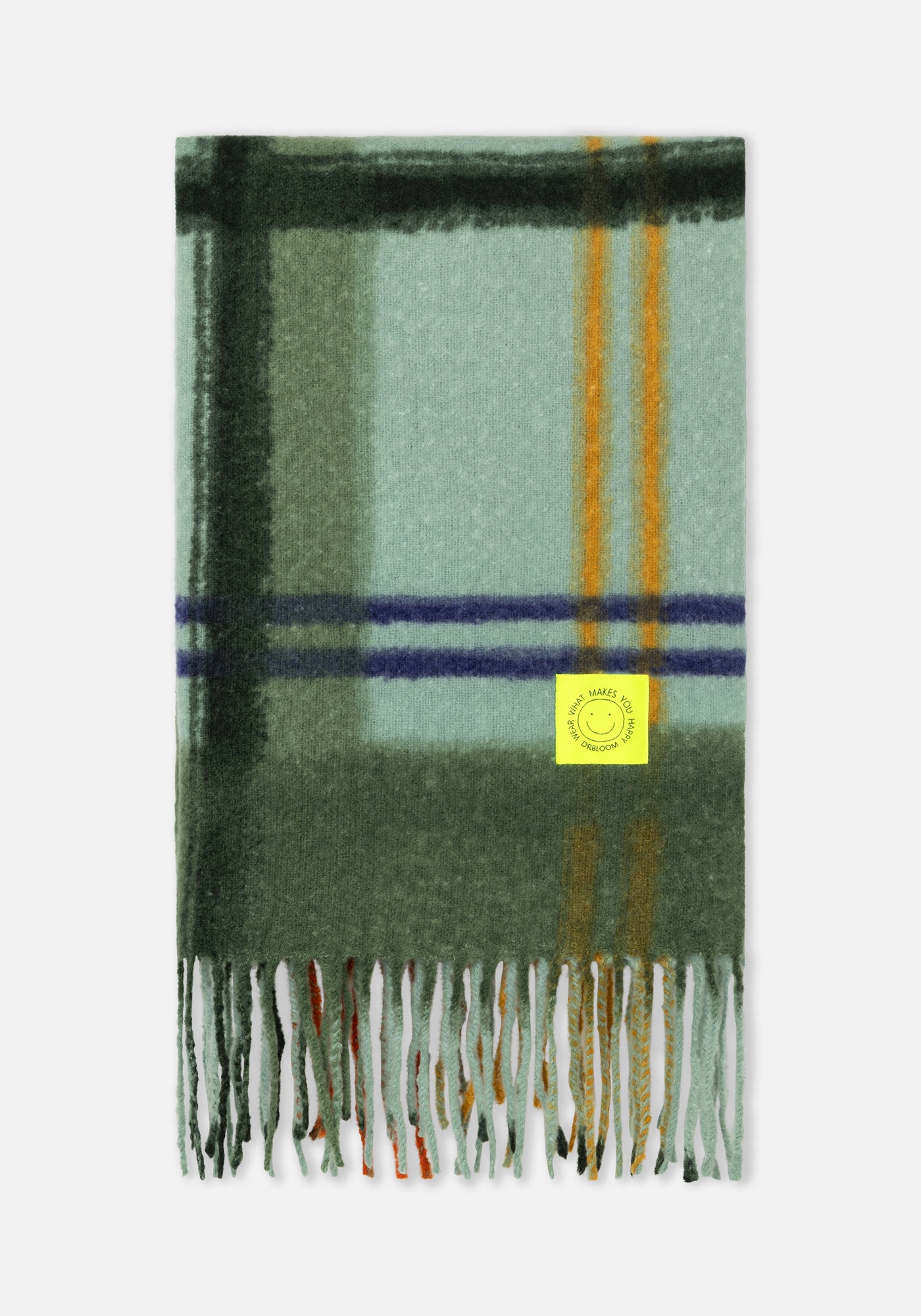 Écharpe écossaise verte