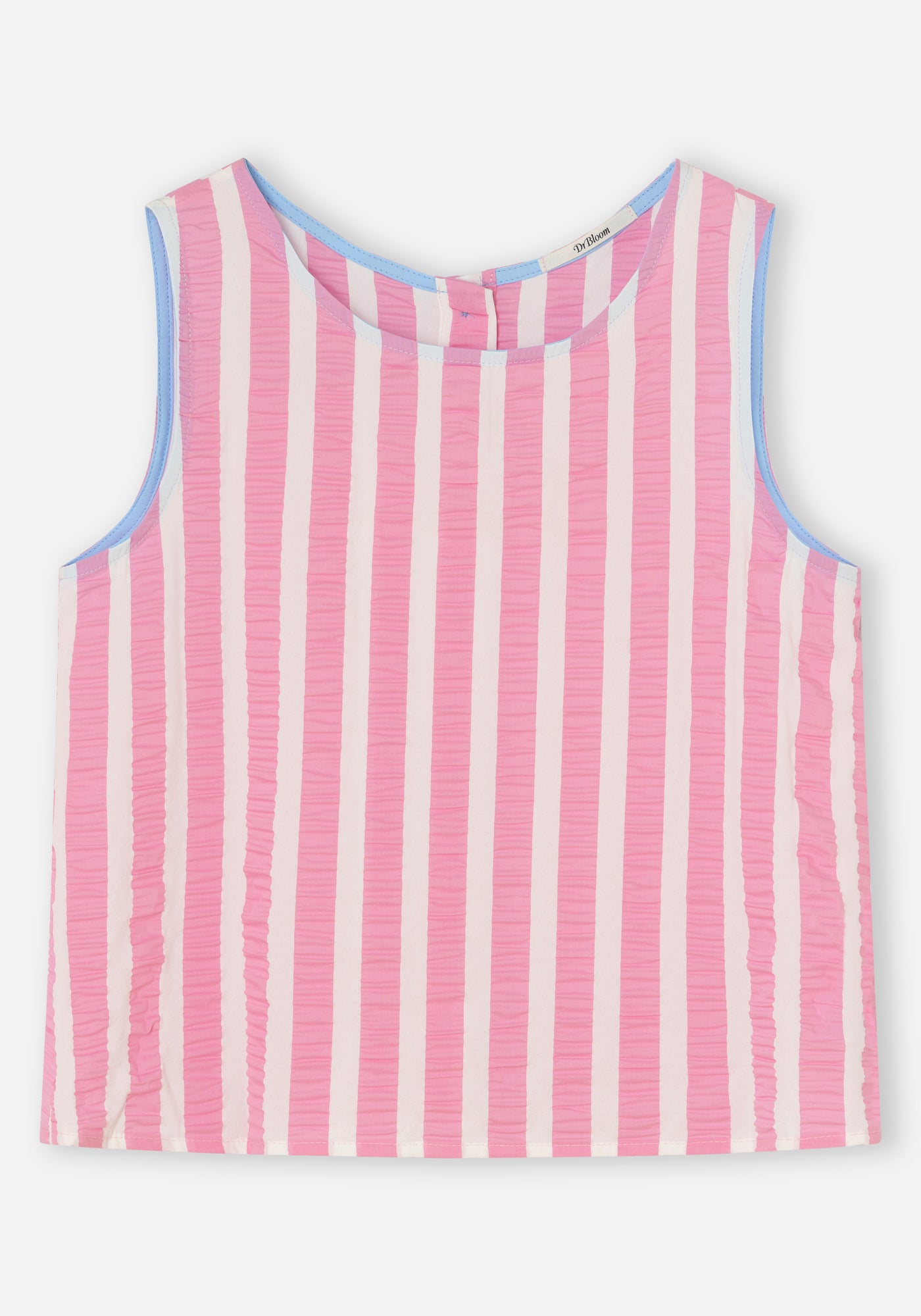 Top Ana Righe Rosa