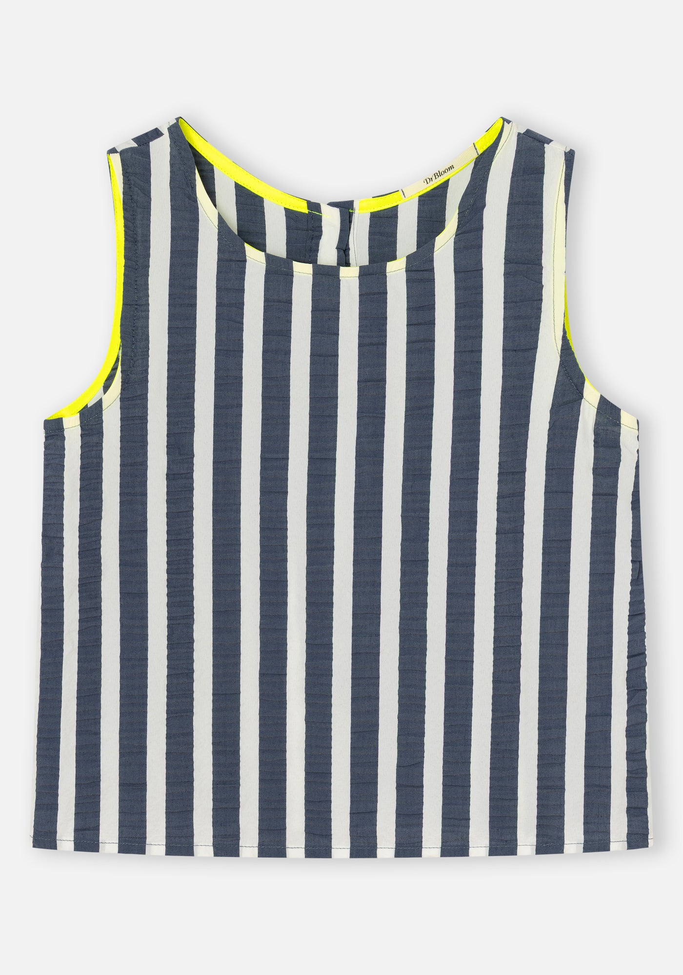 Top Ana Righe Blu