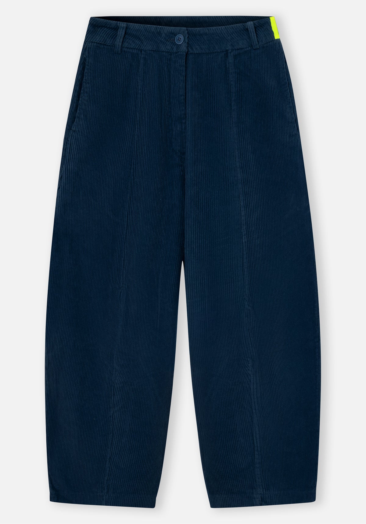 Pantalon Dado en velours bleu marine