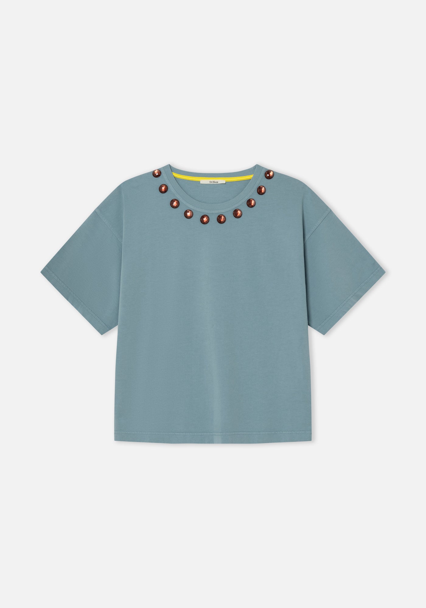 T-shirt Domino Bleu