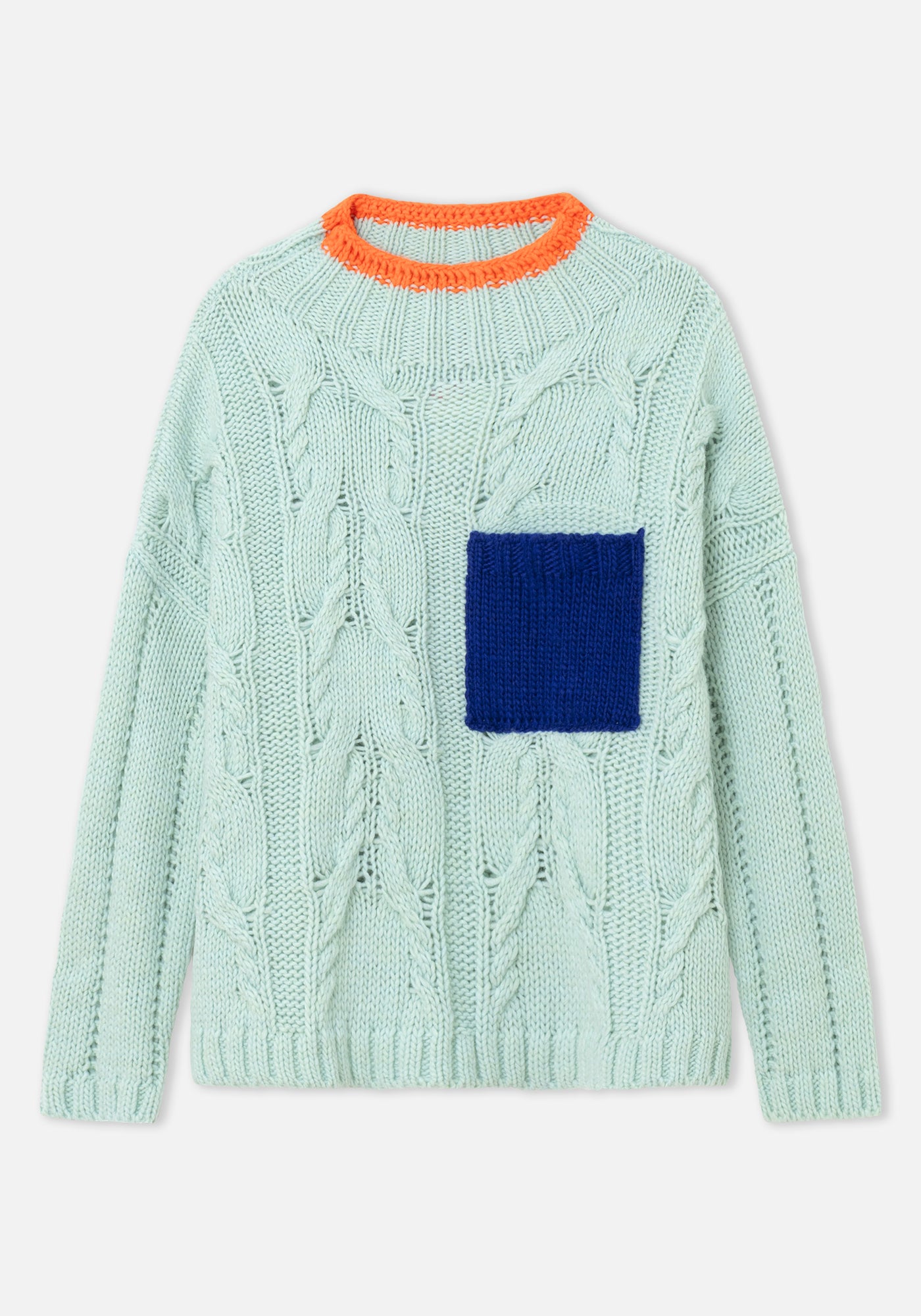 Jersey Waffle bleu