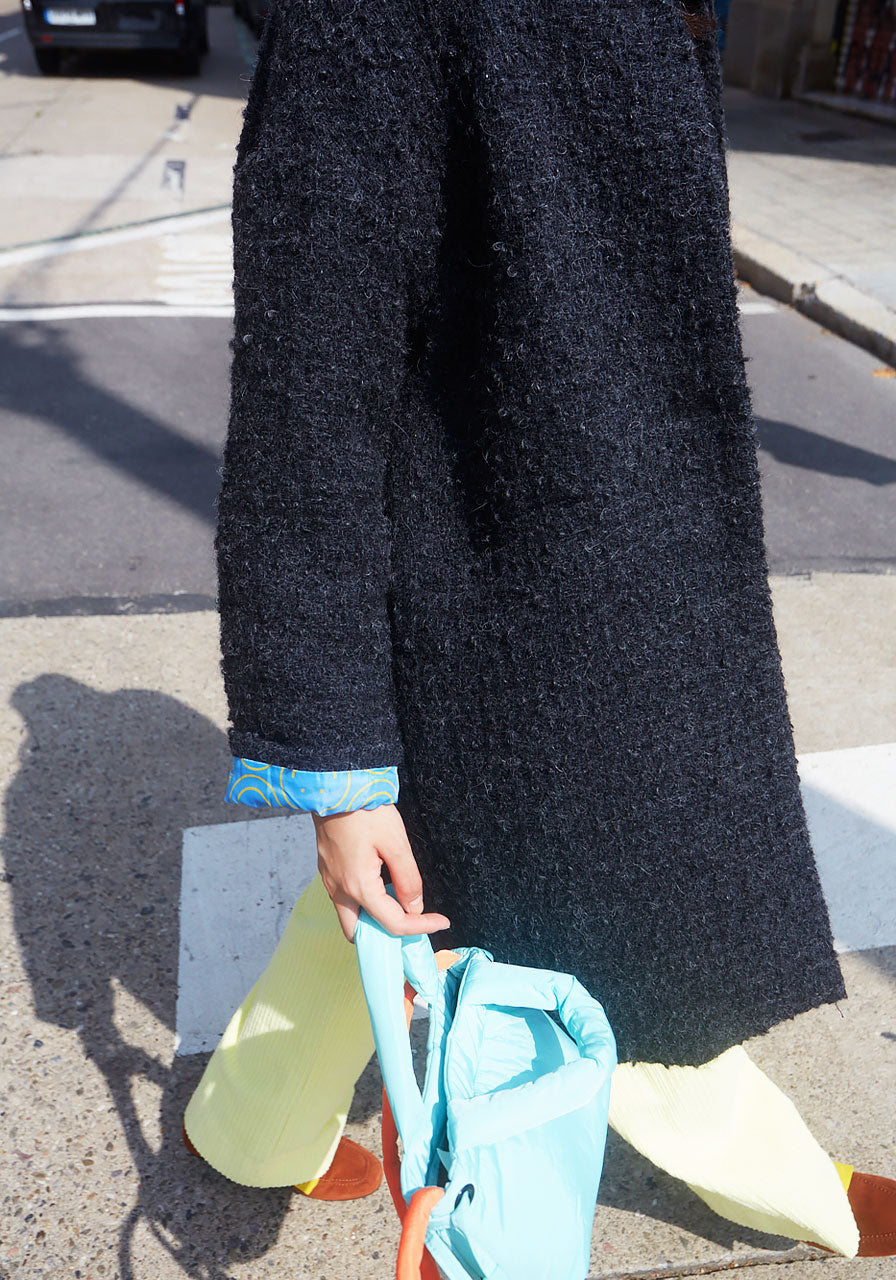 Manteau Como en Laine Gris