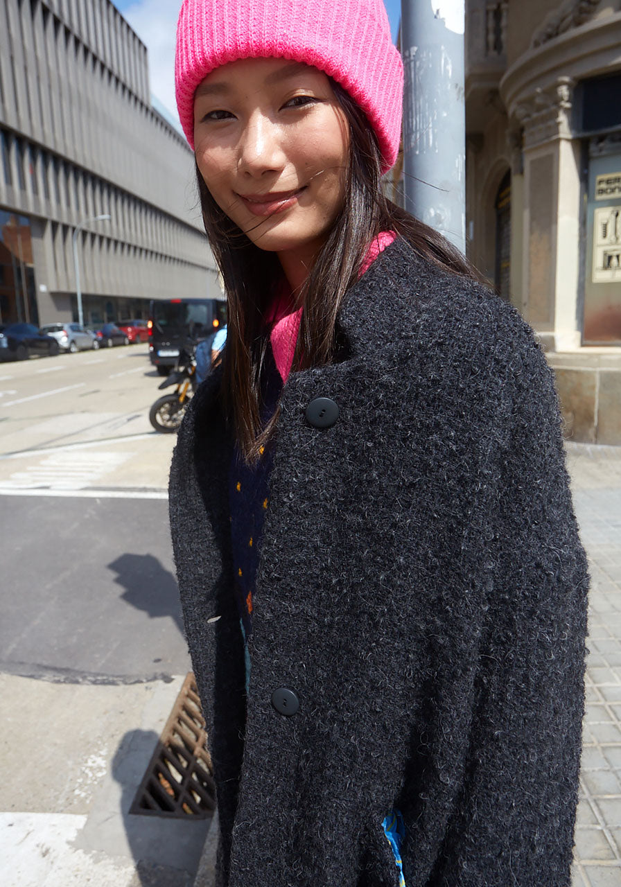 Manteau Como en Laine Gris