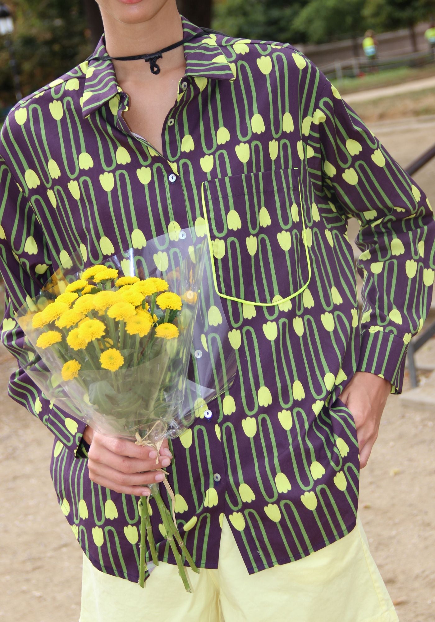 Chemise Boat Aubergine