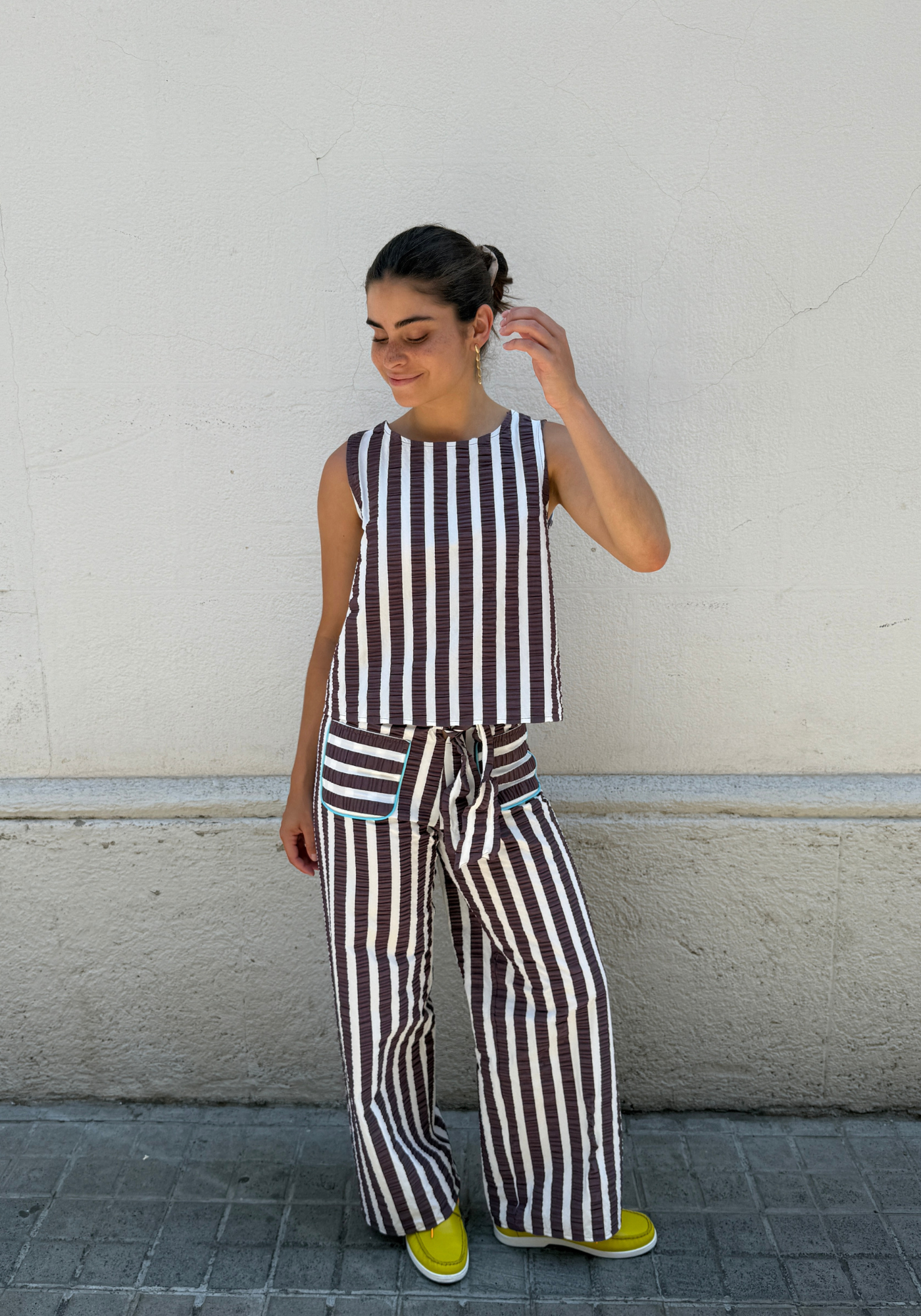 Pantalon Lazo Aubergine