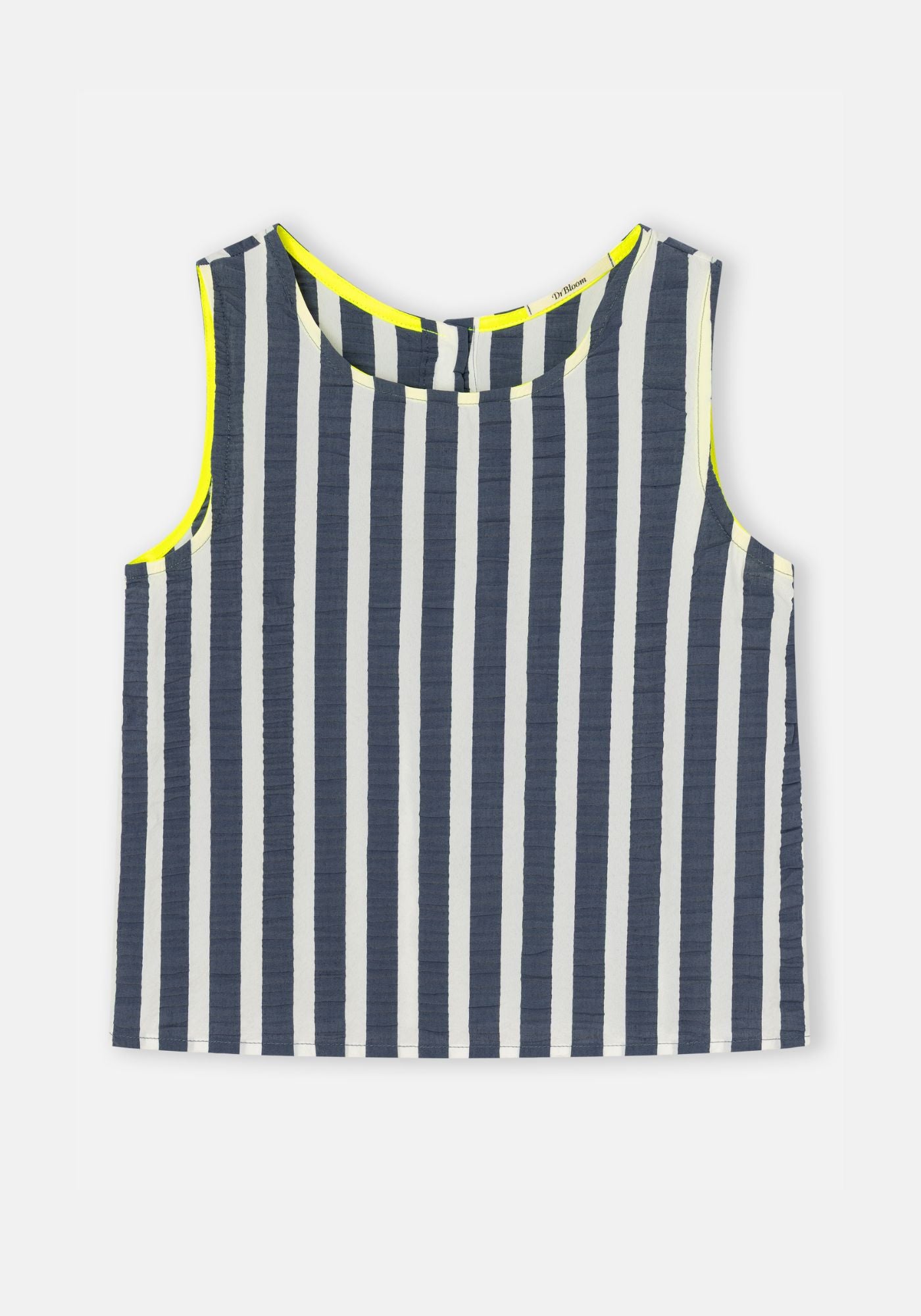 Top Ana Righe Blu