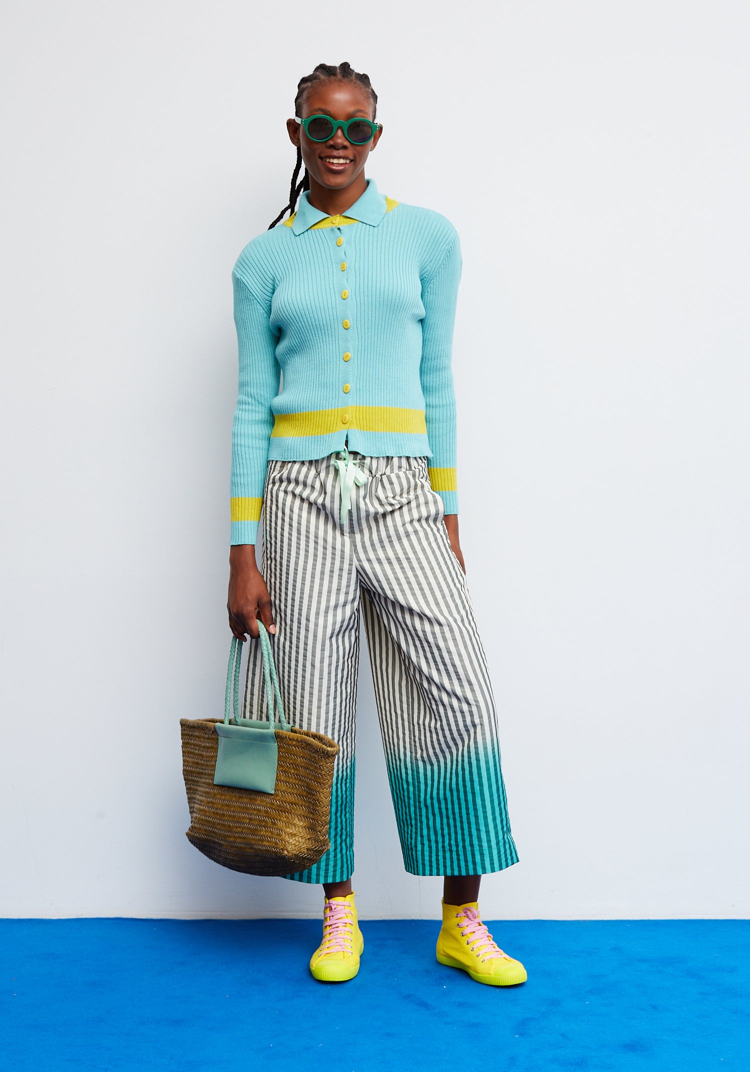 Cardigan Gaseosa Aqua