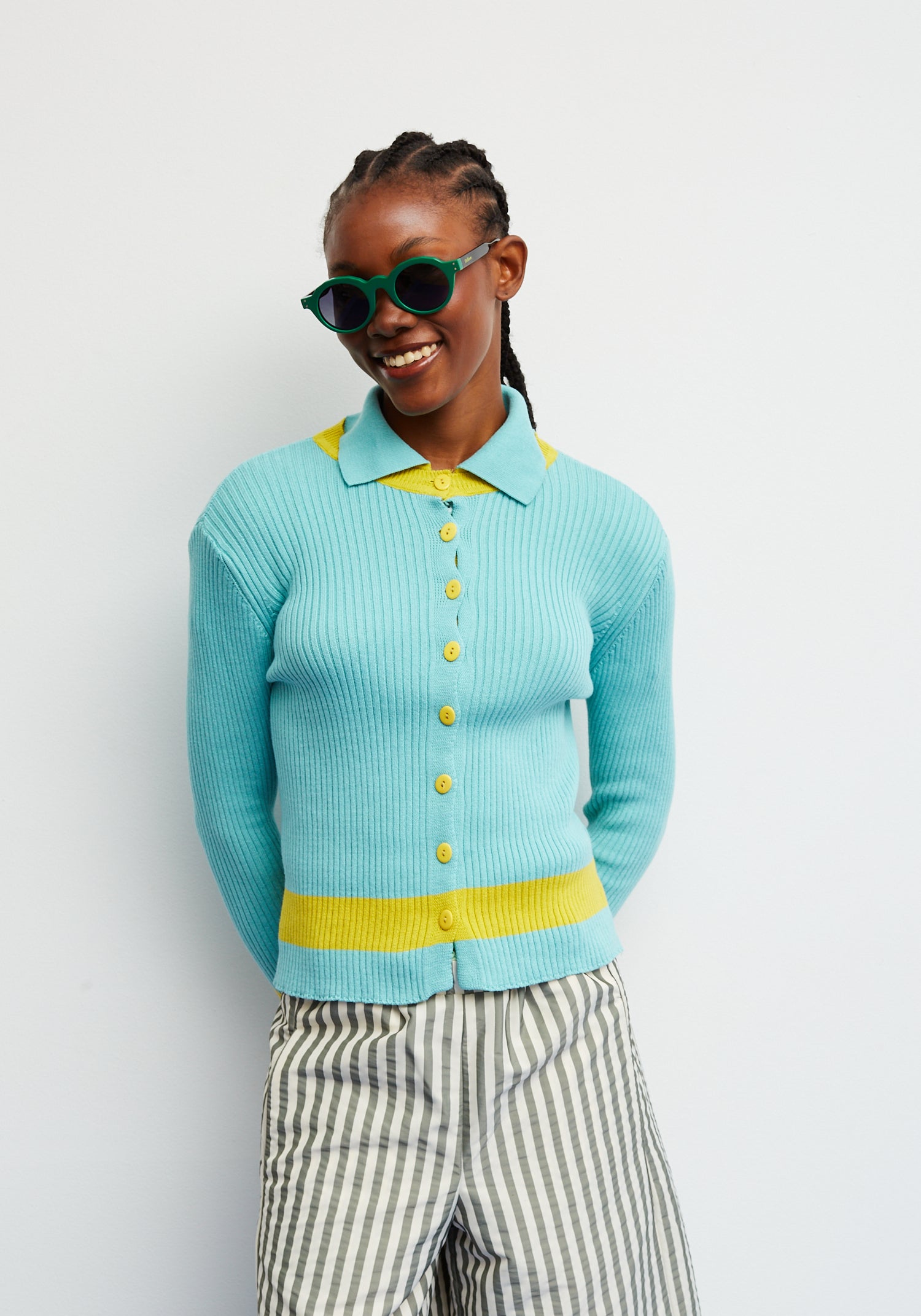 Cardigan Gaseosa Aqua