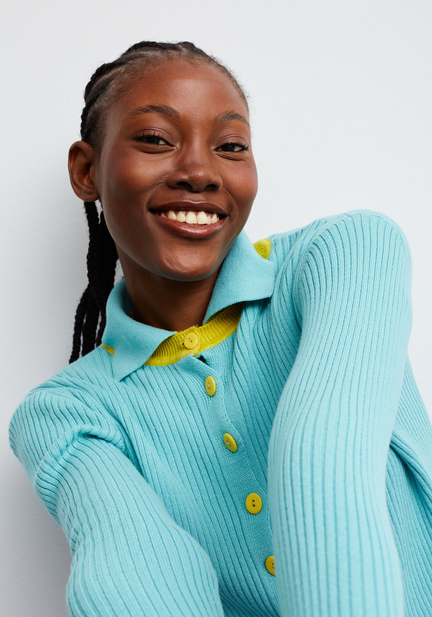 Cardigan Gaseosa Aqua