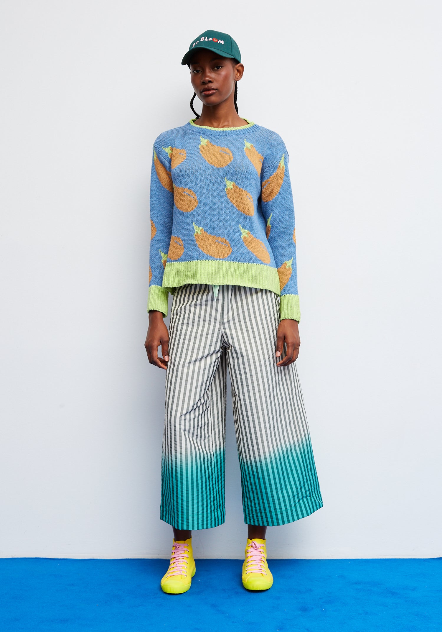 Maglia Melanzane Blu