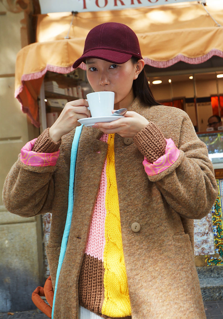 Cappotto Como Camel