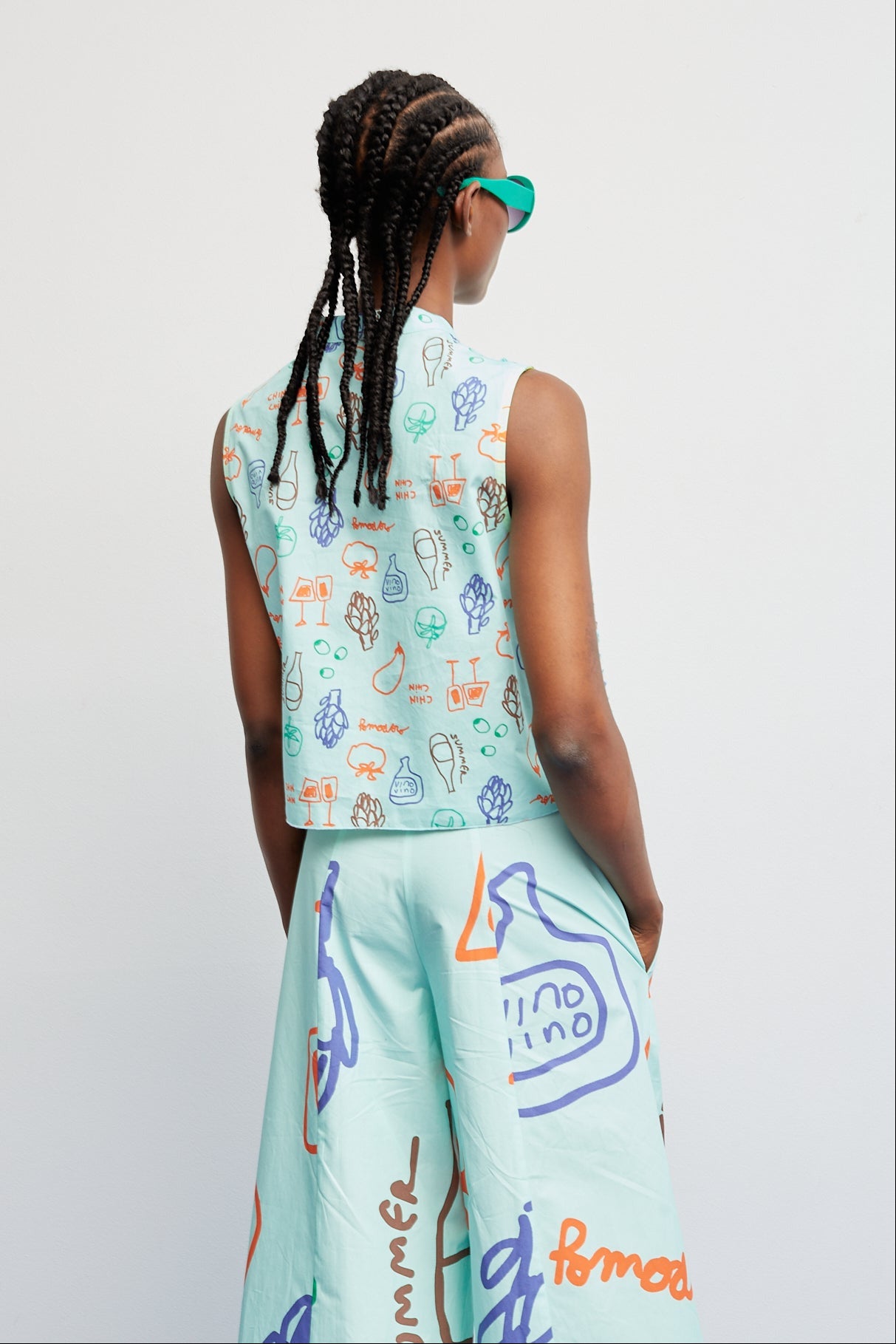 Chemise Focaccia Aqua