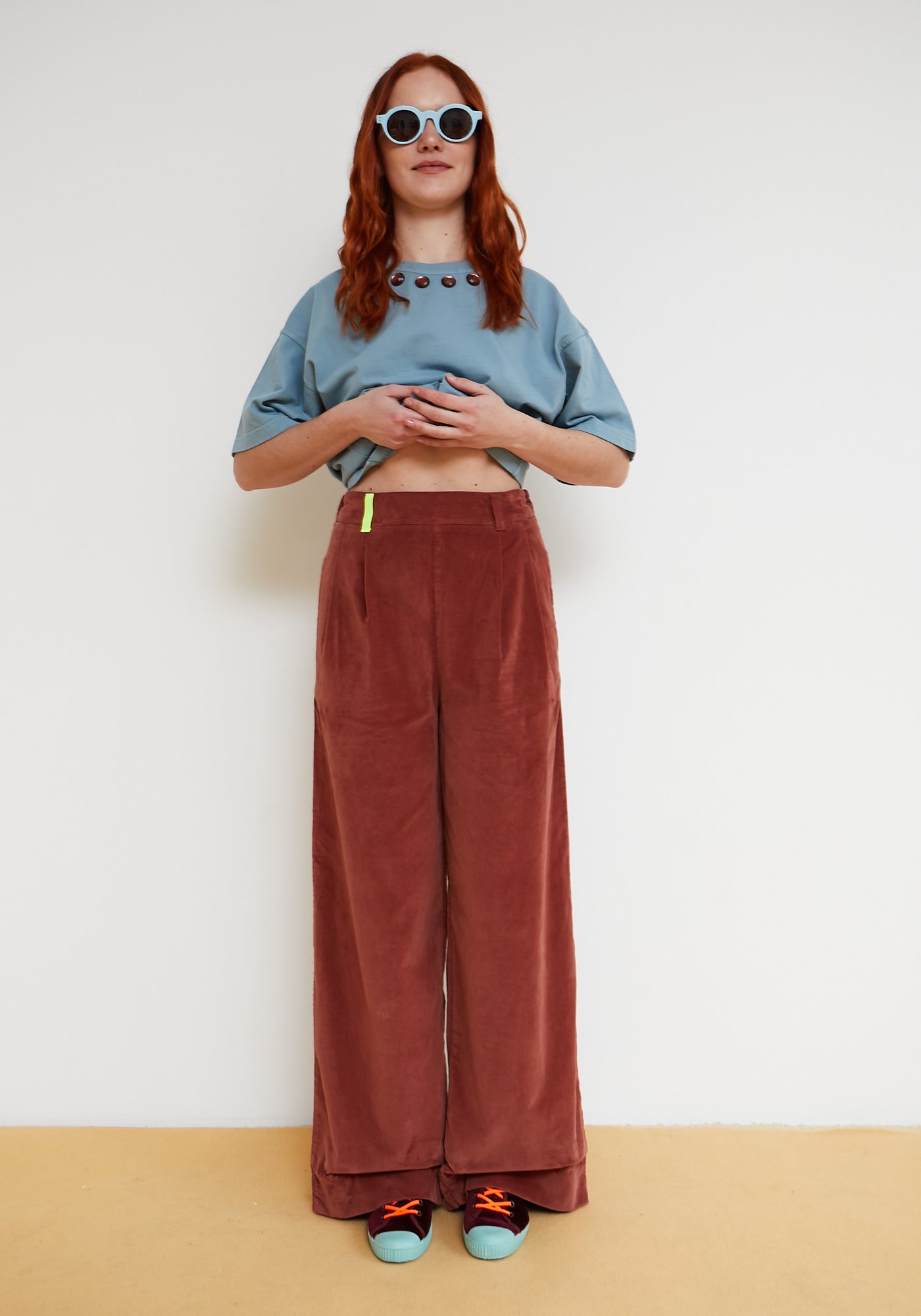 Pantaloni Canica Terracotta