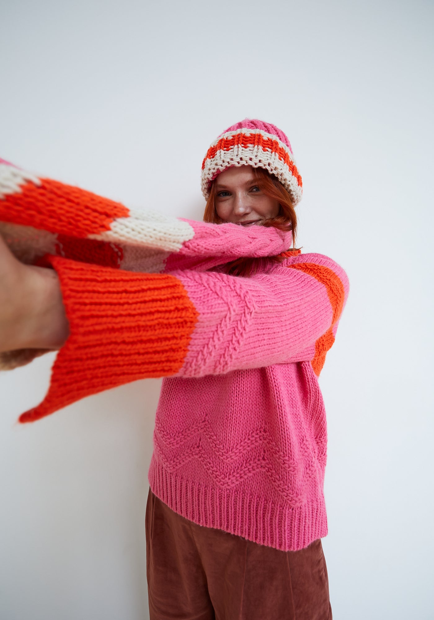 Maglia Caramello Rosa