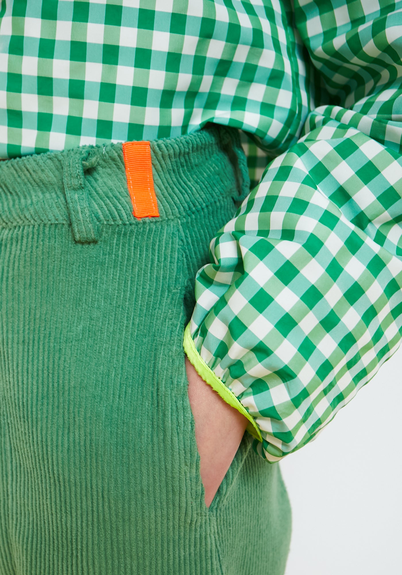 Pantaloni Dado Verde