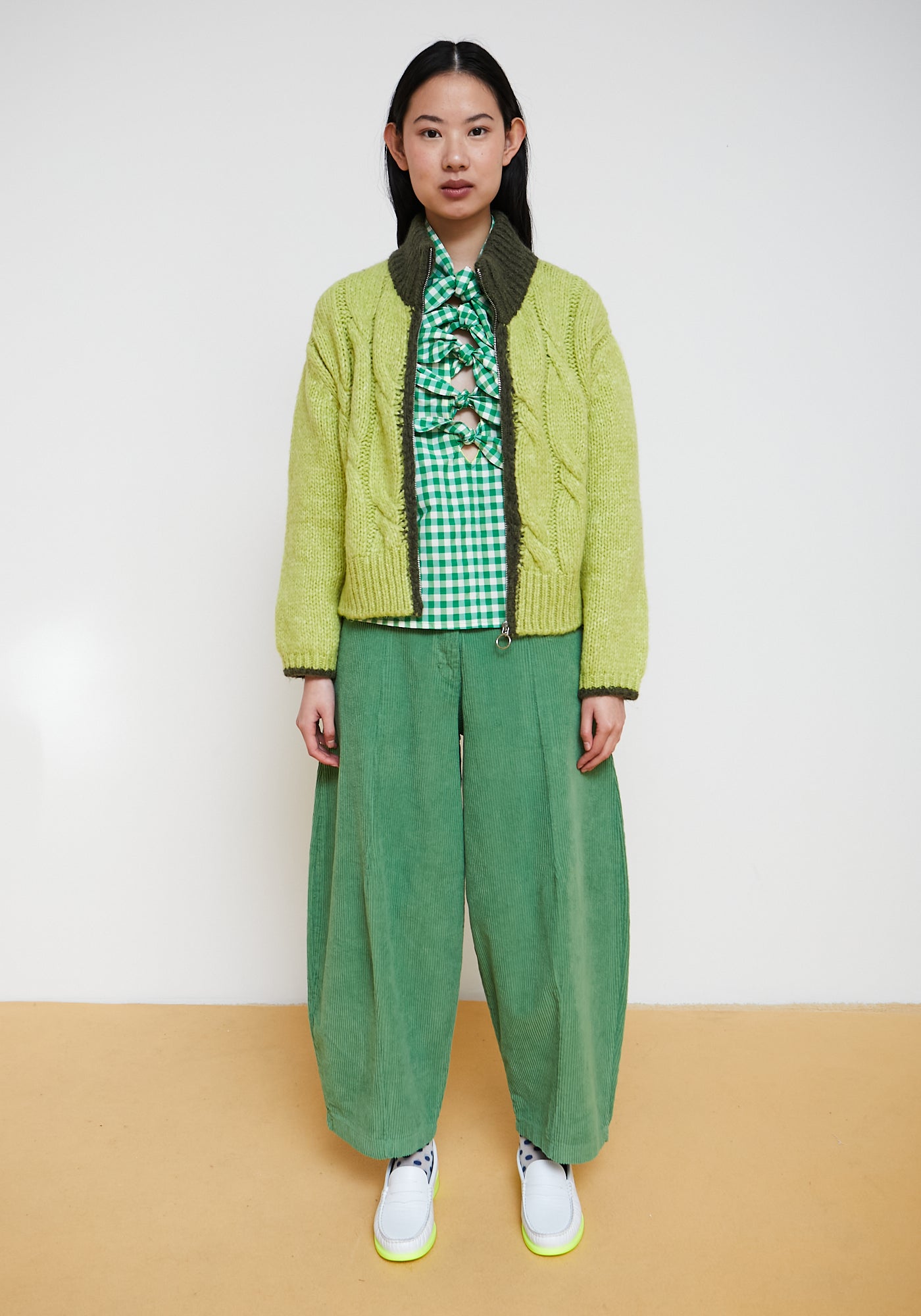 Pantaloni Dado Verde