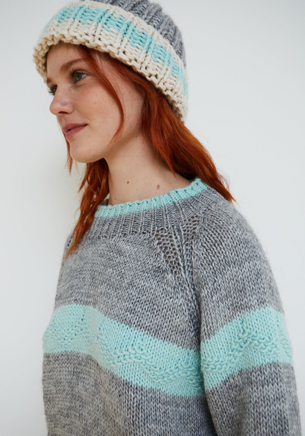 Maglia Caramello Grigia