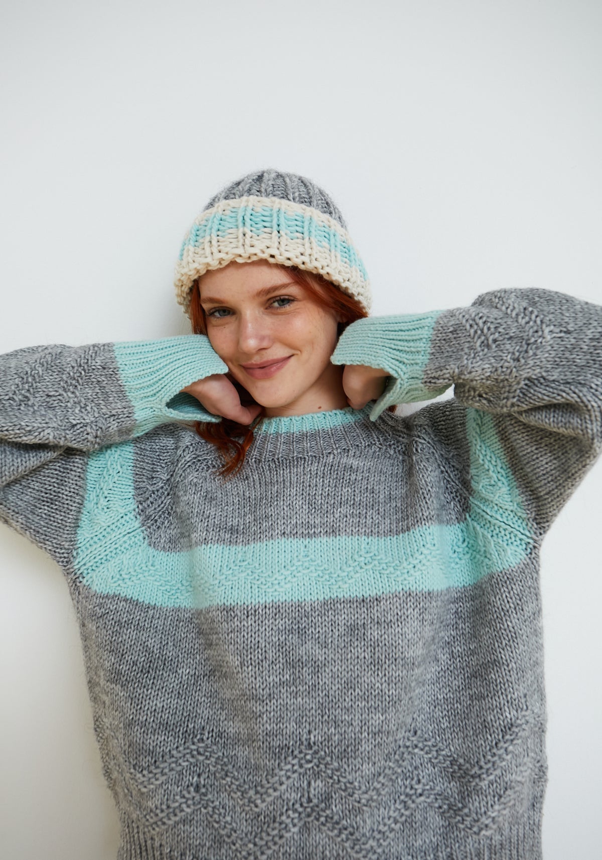 Maglia Caramello Grigia