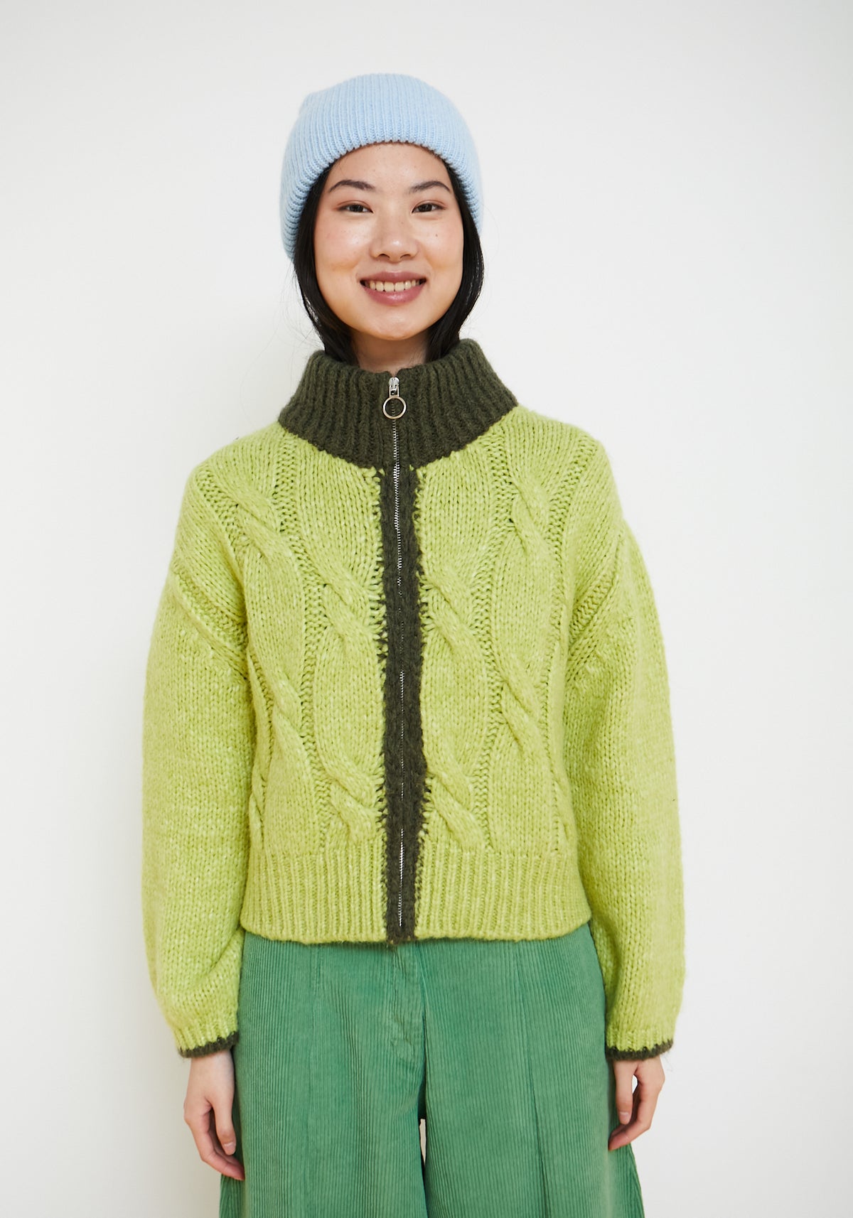 Cardigan Jammy Verte