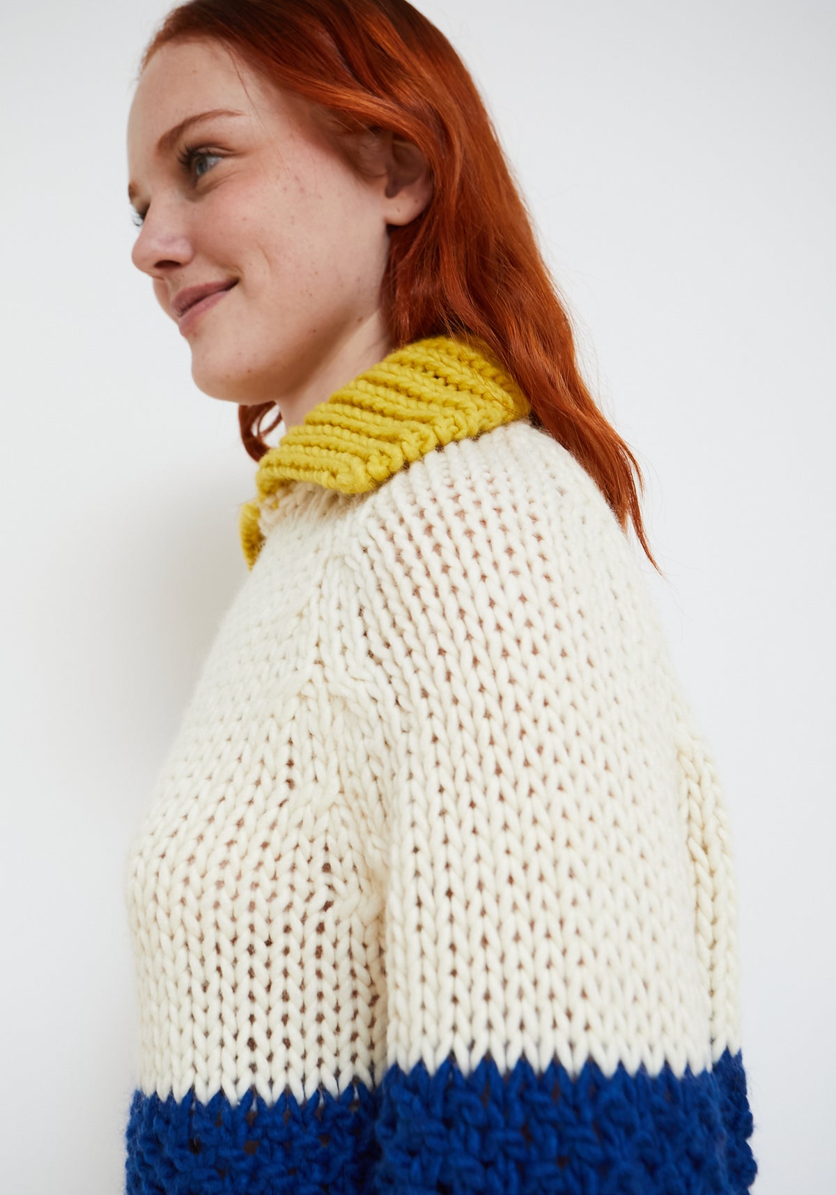 Pull Glase Bleu Marine