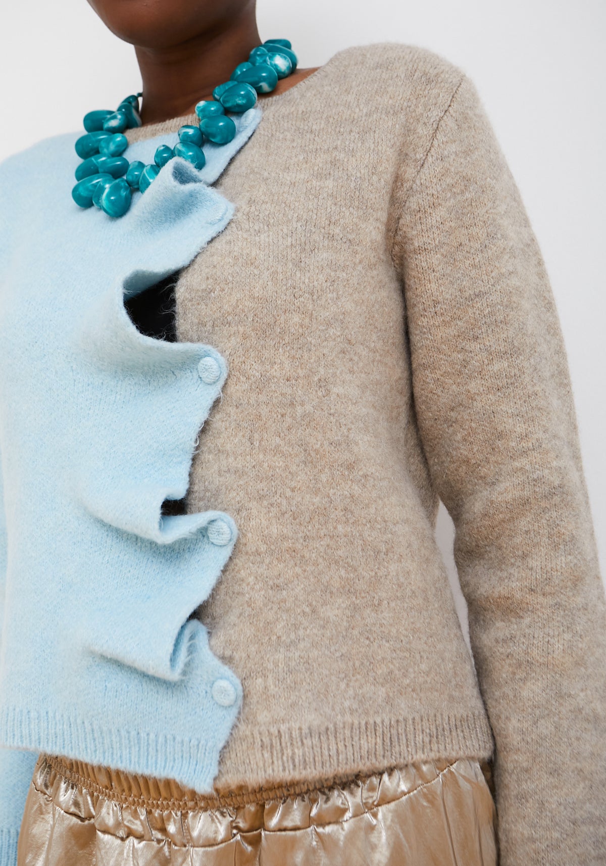Cardigan Biscuit Cielo